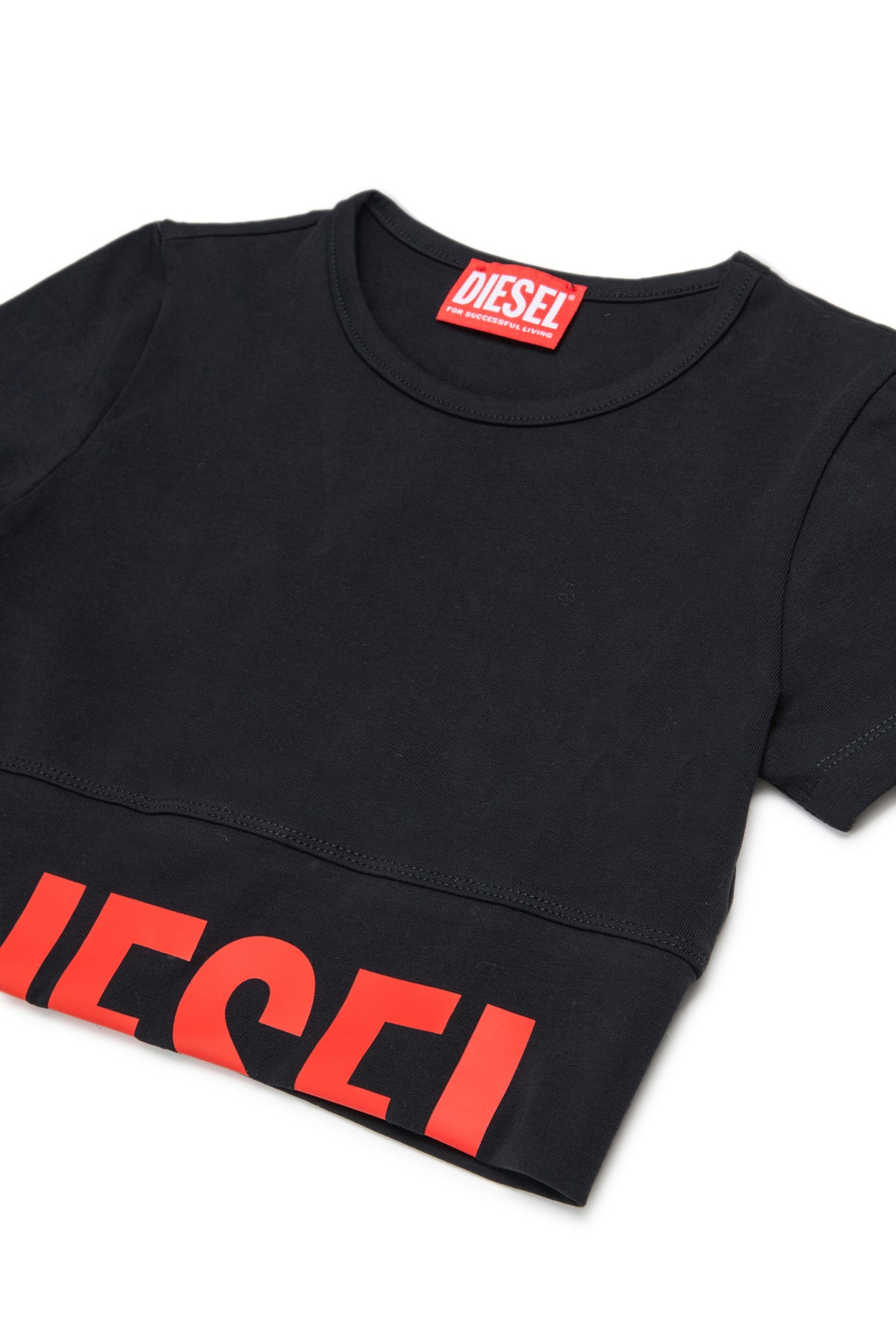 T-shirt col ras du cou avec logo