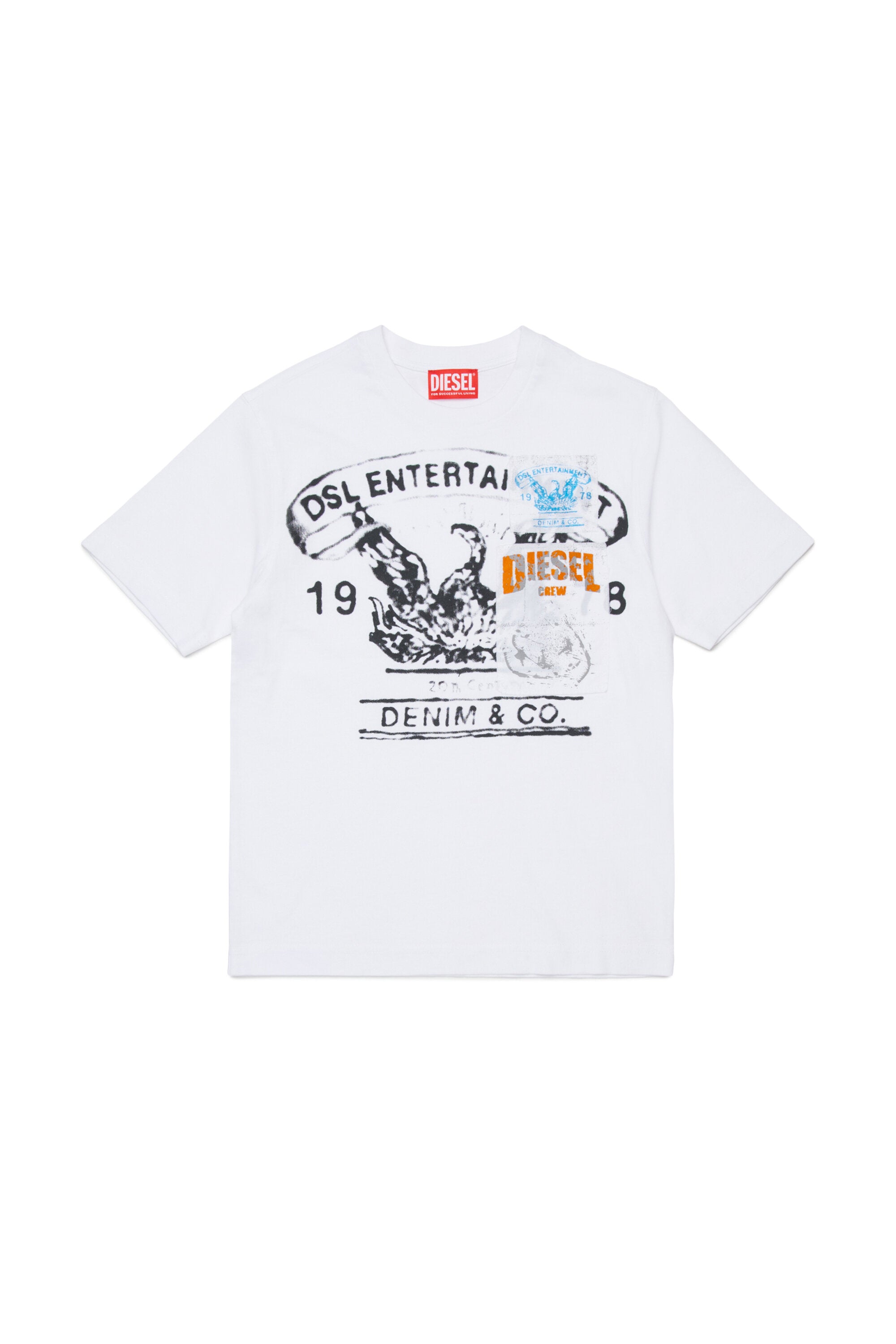 T-shirt con logo stampato
