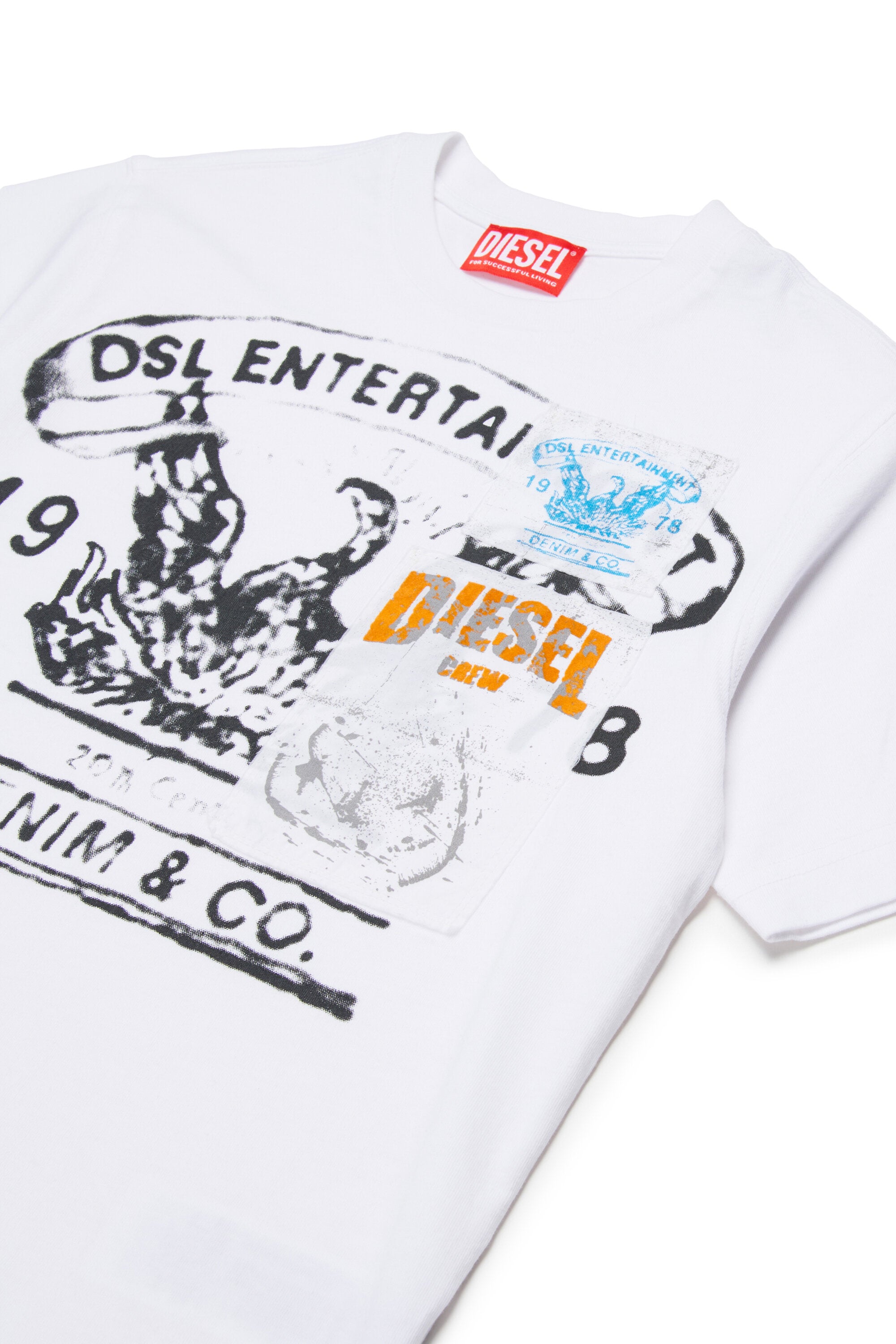 T-shirt con logo stampato