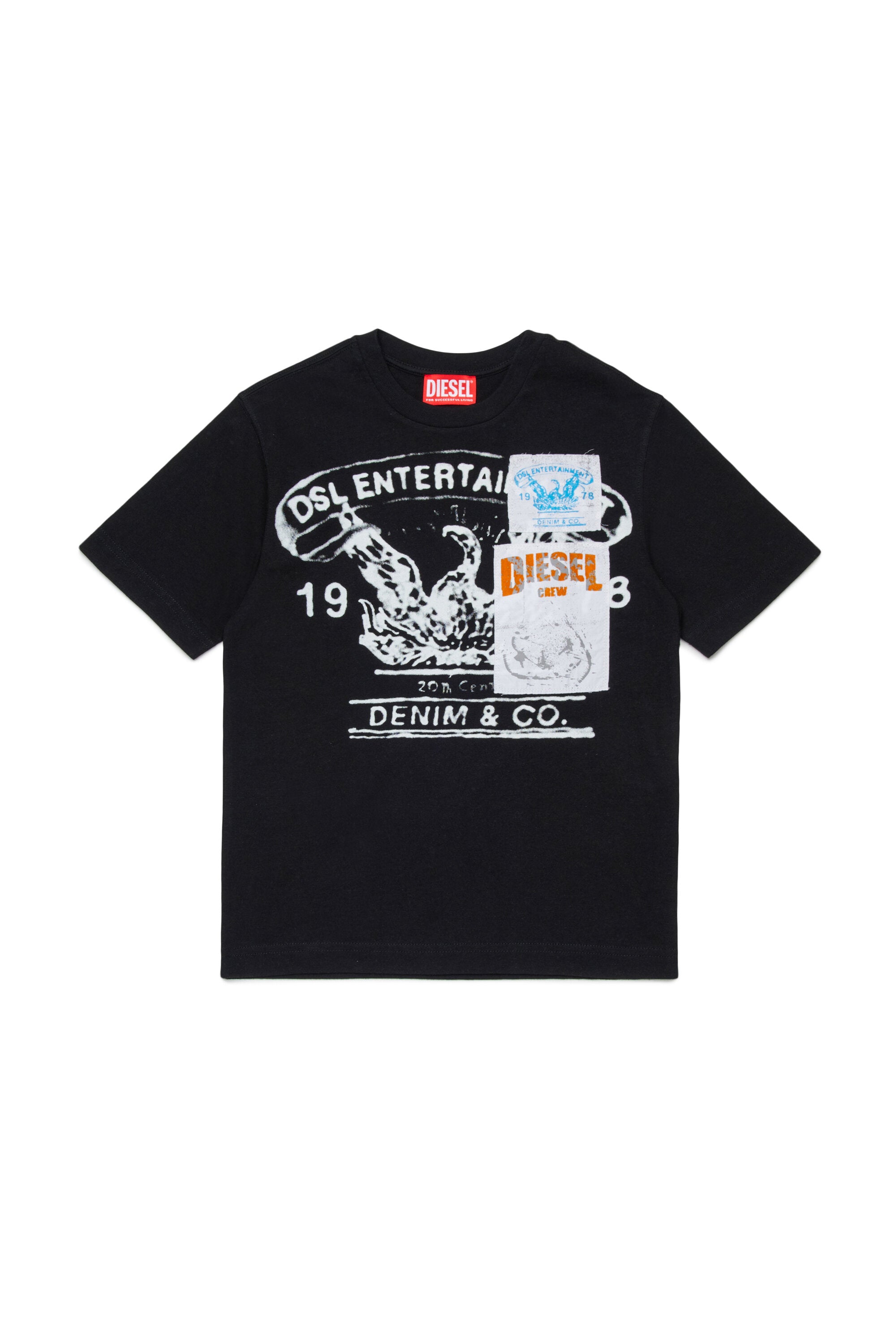T-shirt con logo stampato
