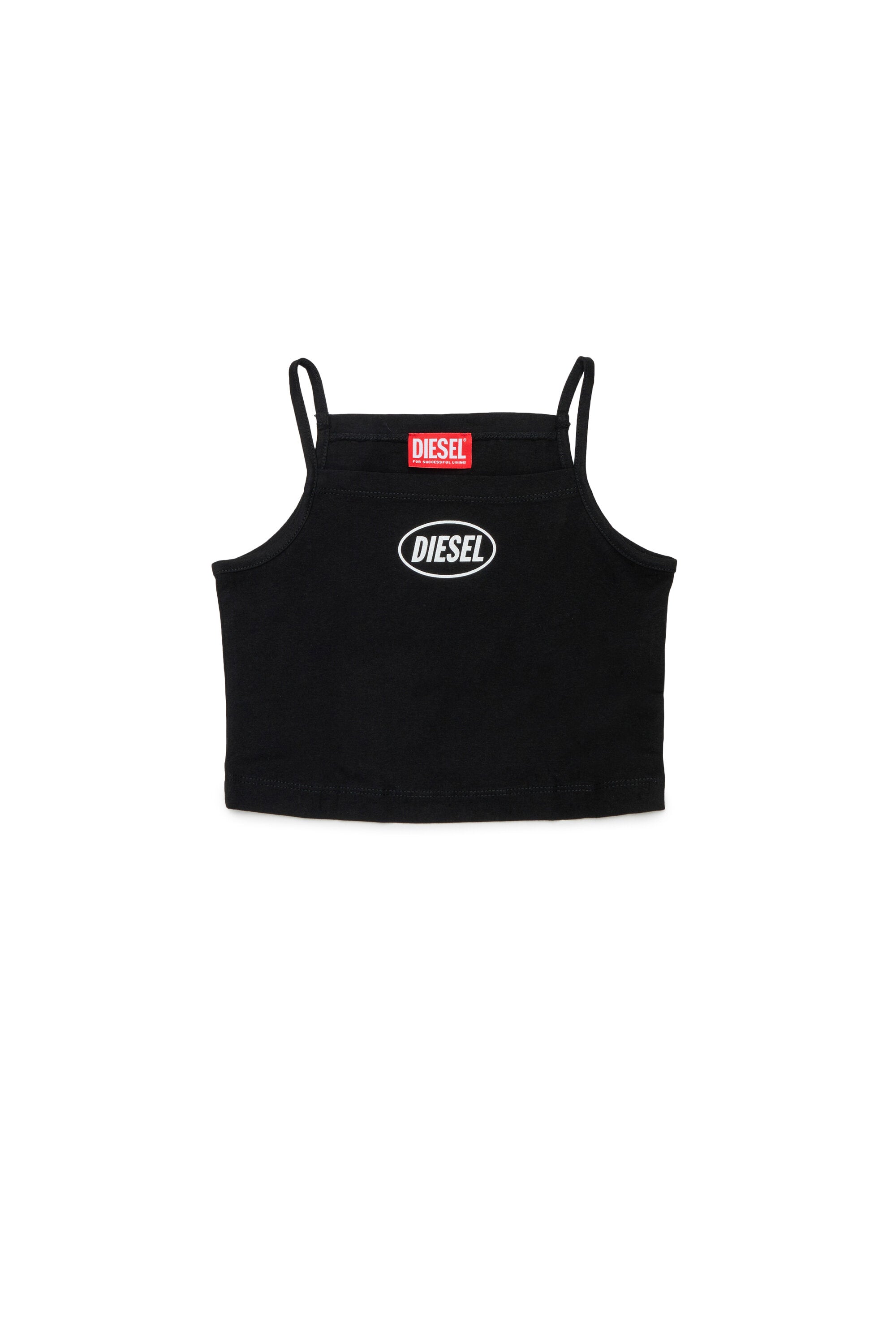 Camiseta sin mangas con logo