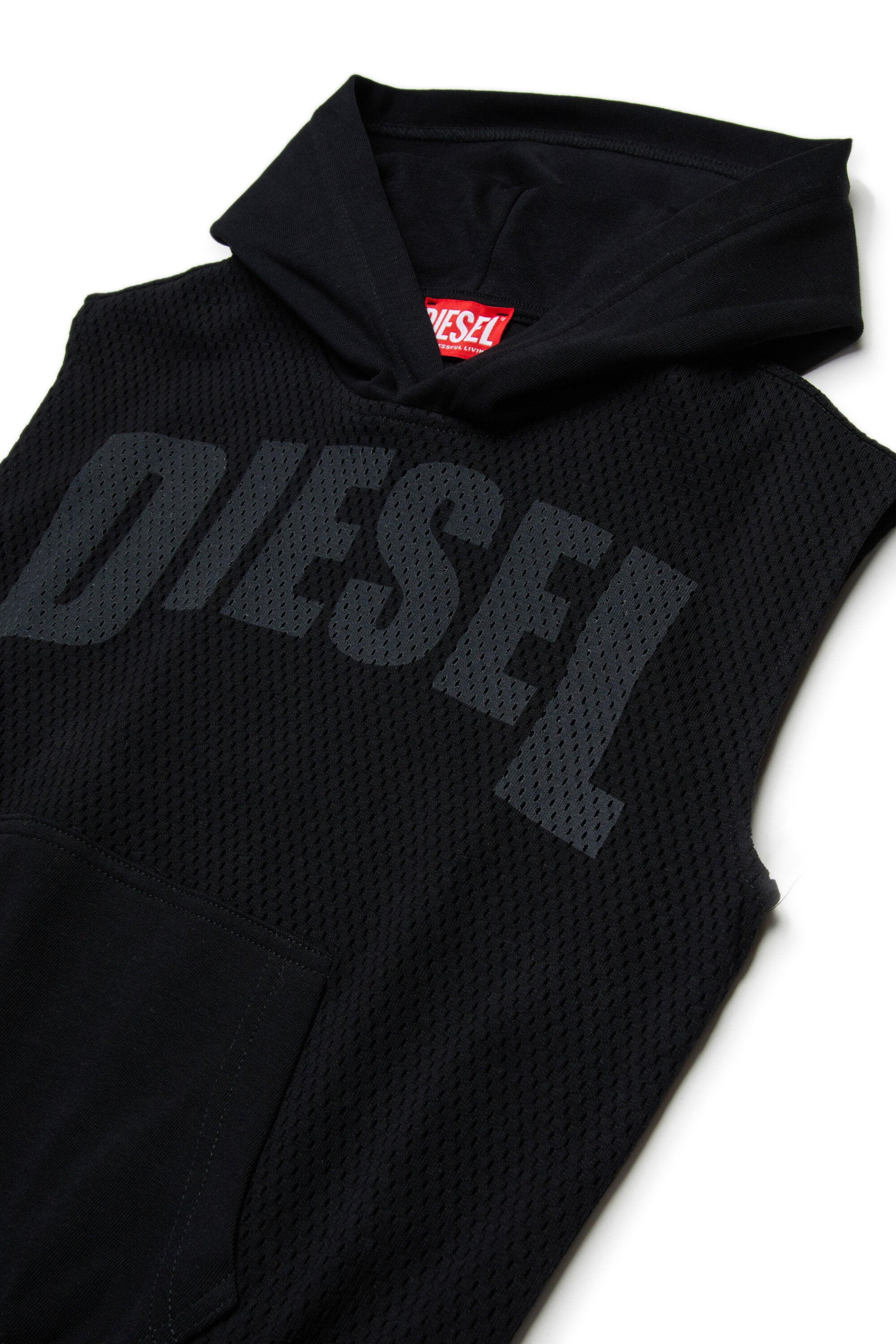 Sweat-shirt sans manches avec logo
