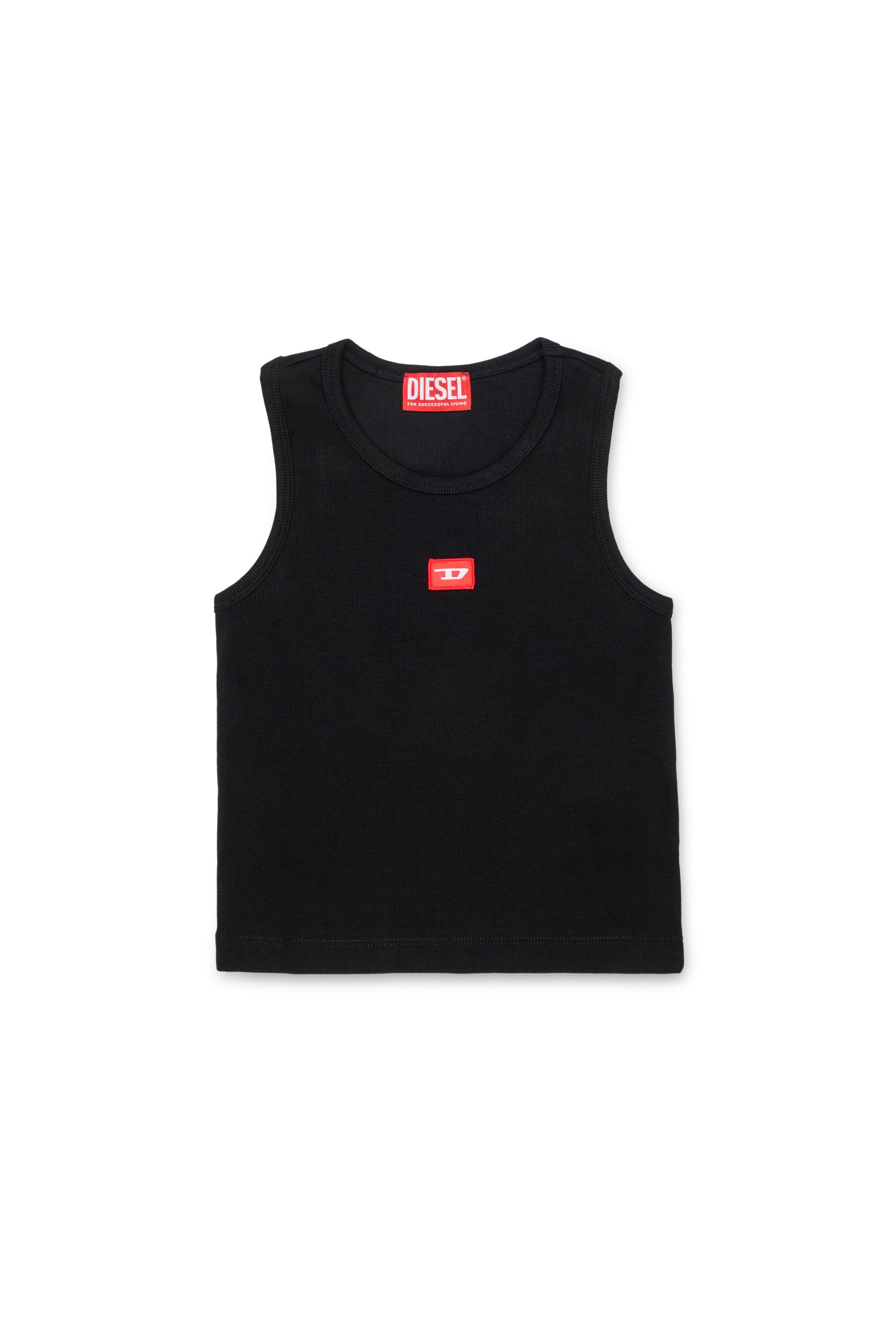 Ärmelloses T-Shirt mit Logo