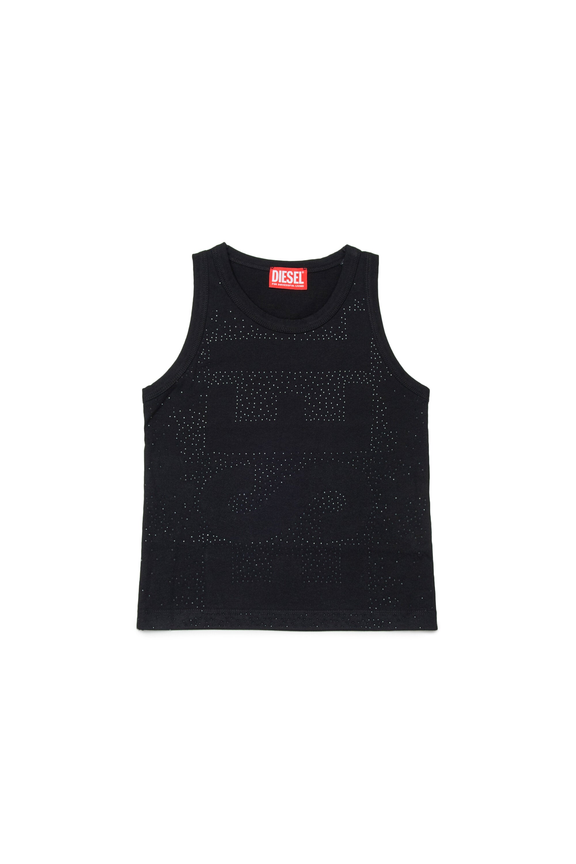 T-shirt senza maniche con logo