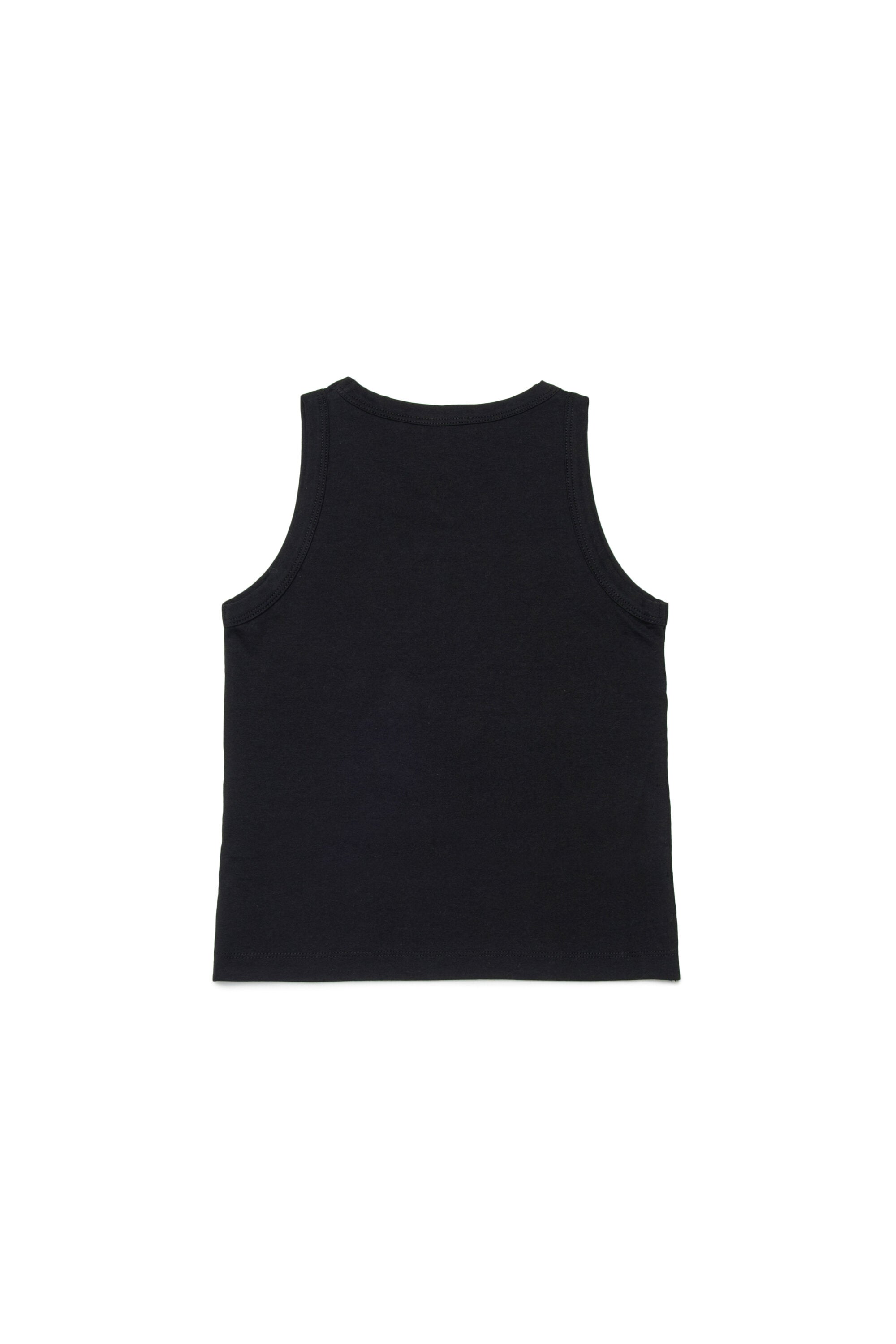 T-shirt senza maniche con logo