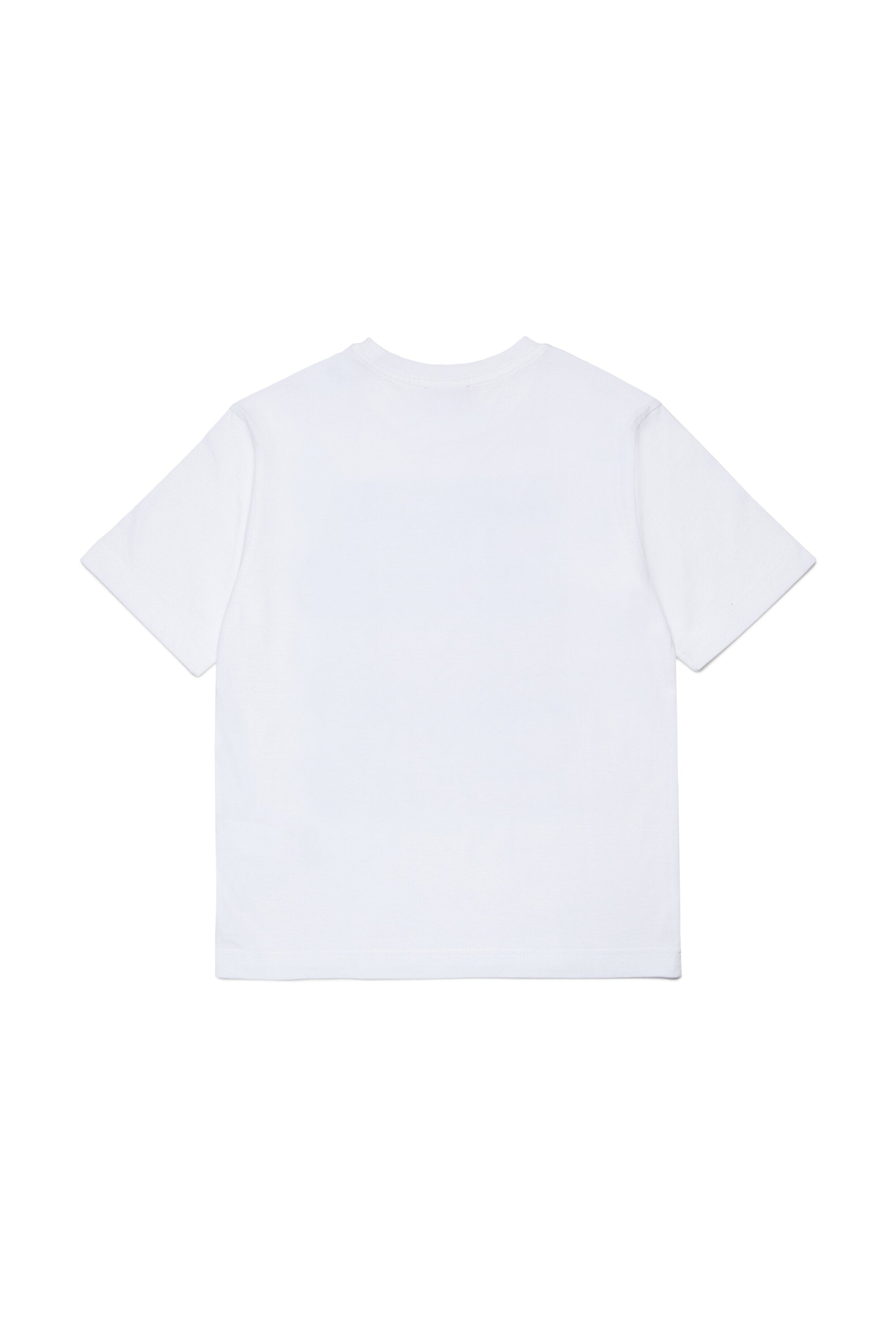 T-Shirt mit wellenförmigem Logo