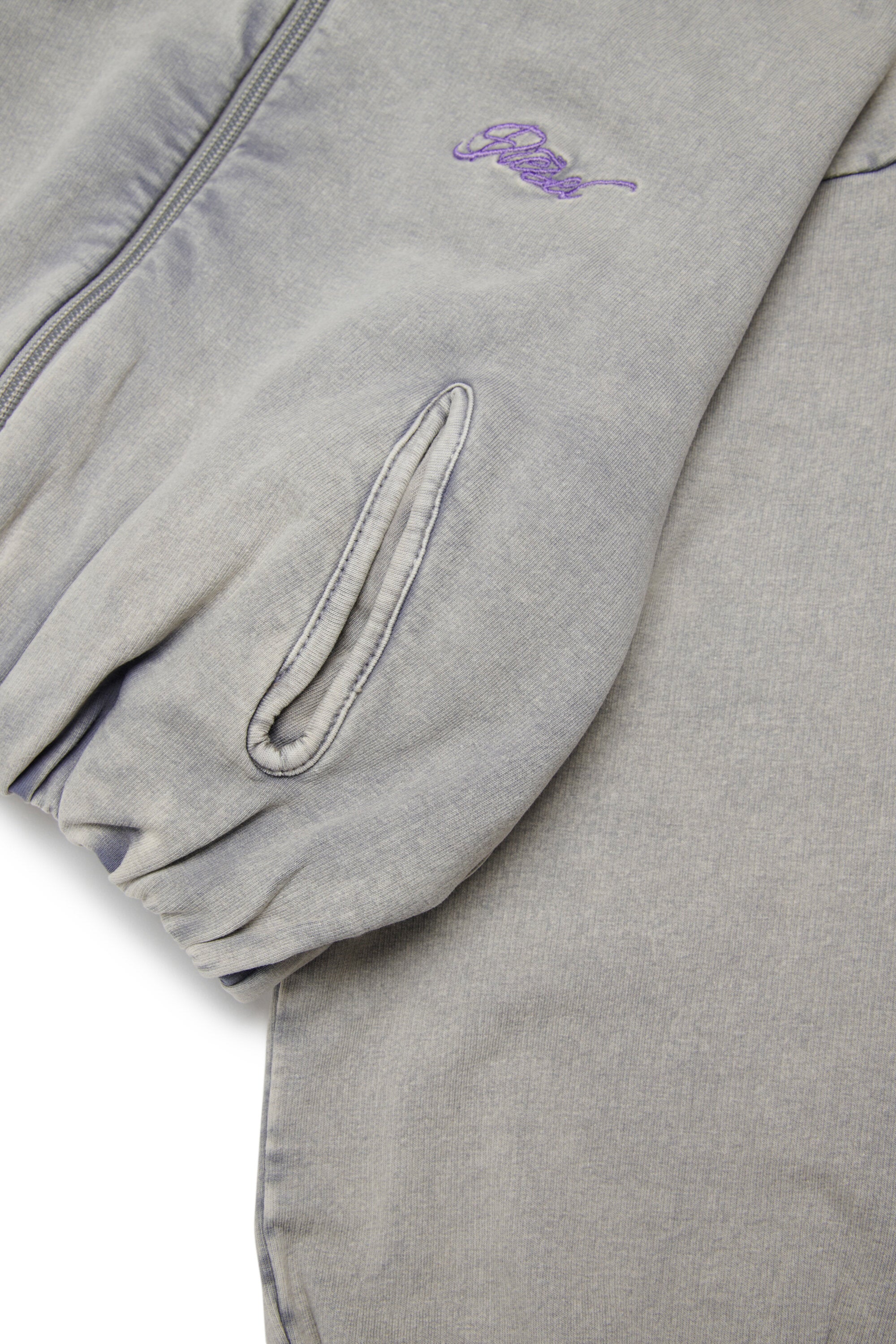 Sweat à fermeture éclair intégrale avec logo