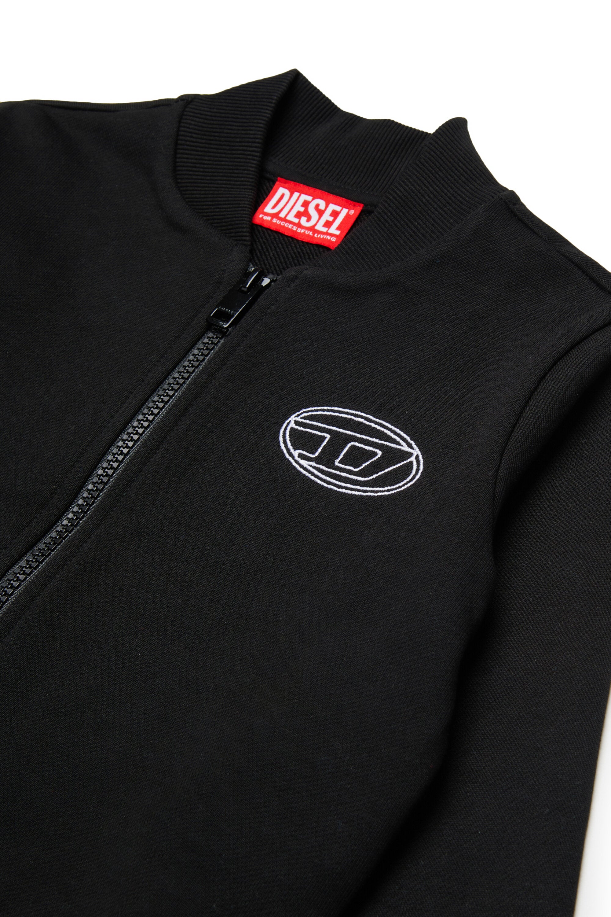 Sweat-shirt zippé intégralement avec logo