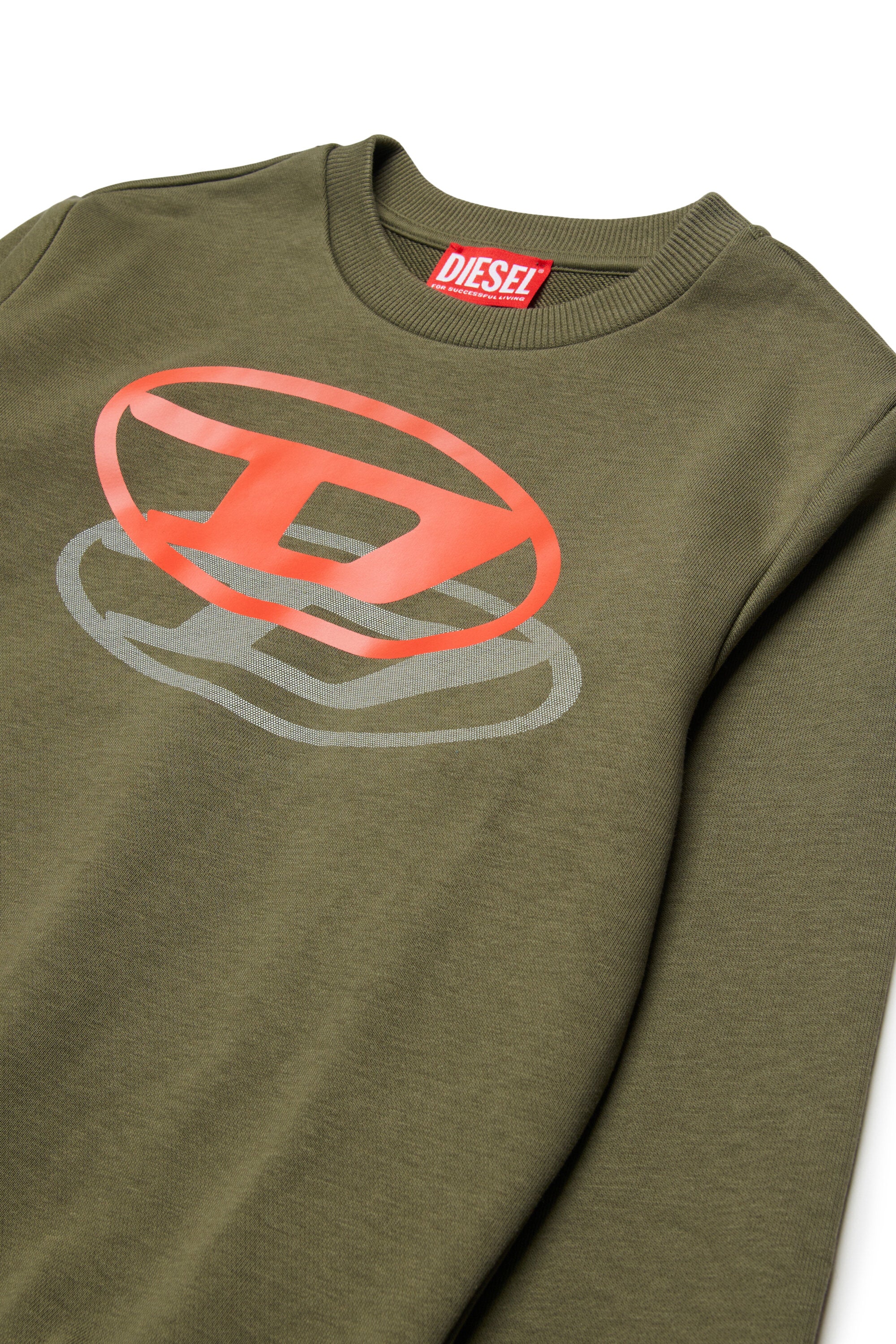 Sweatshirt mit Rundhalsausschnitt und Logo