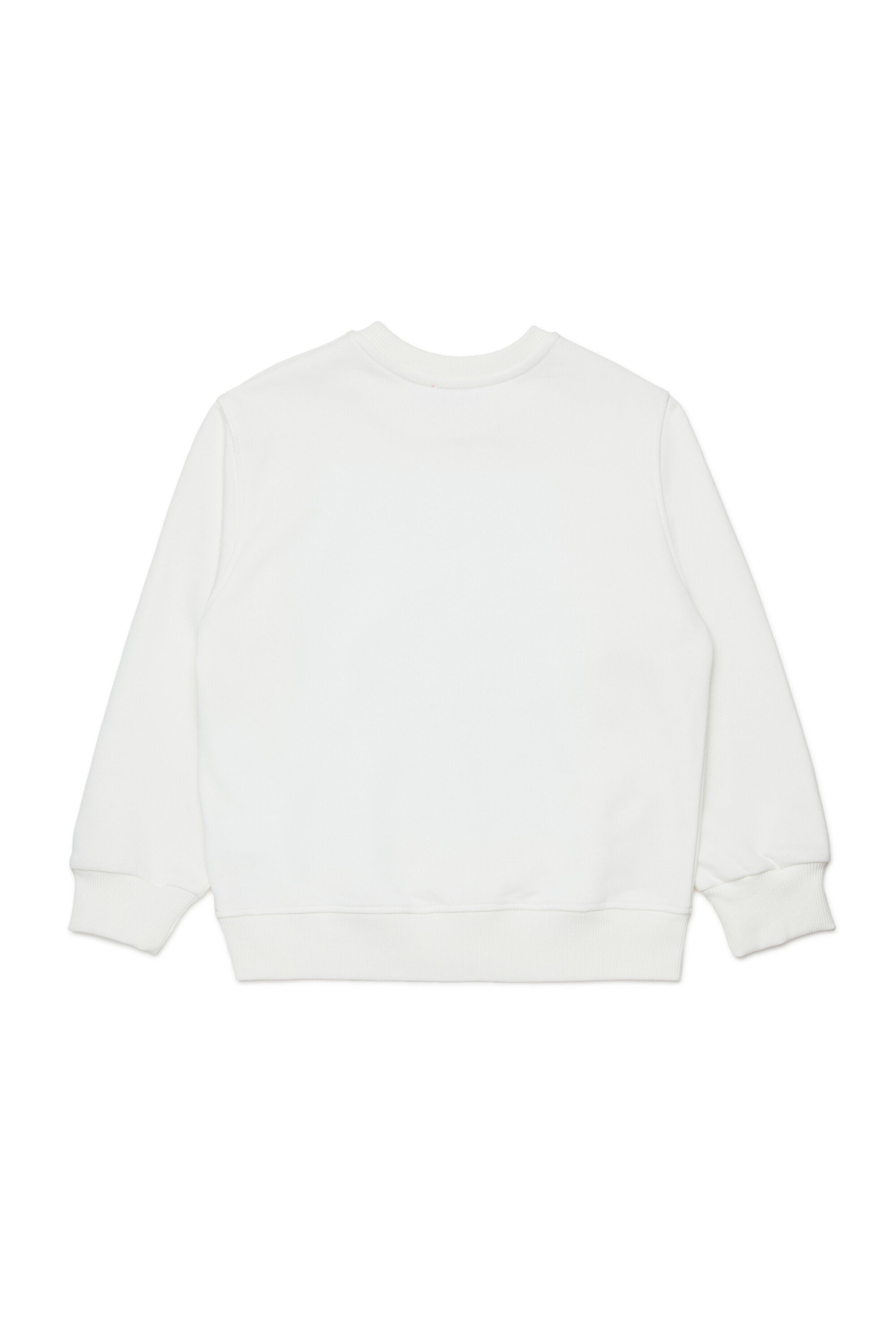 Felpa girocollo con logo stampato