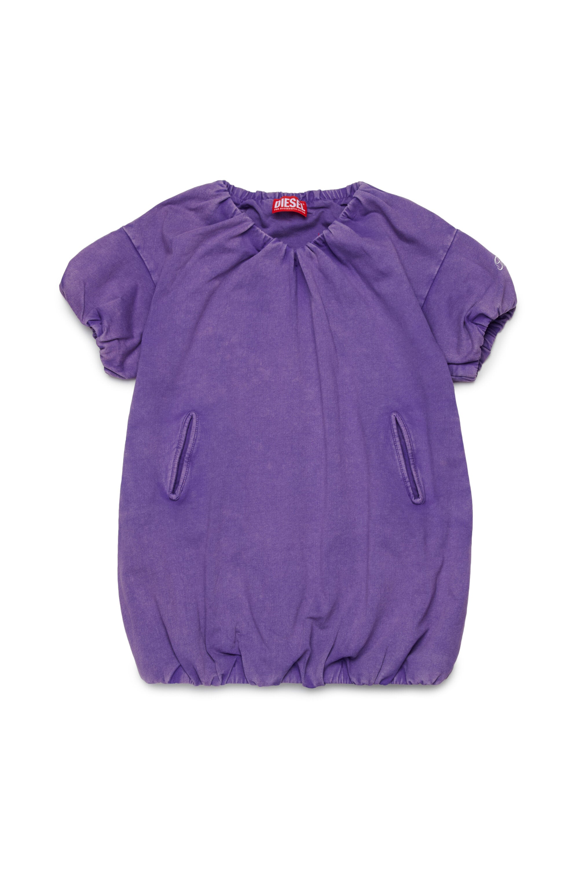 Kurzärmliges Kleid mit Logo