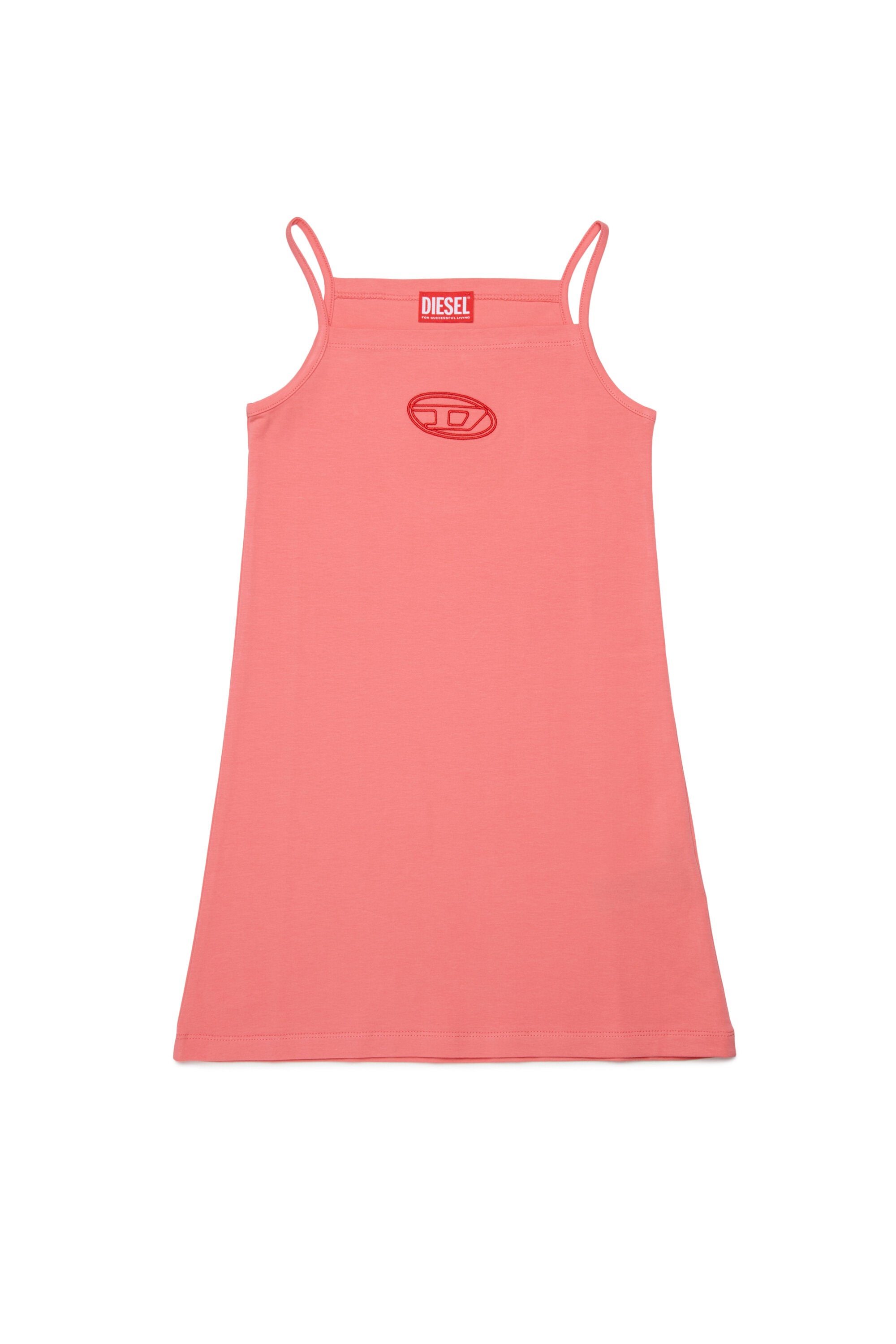 Kurzes Kleid mit Oval D-Logo