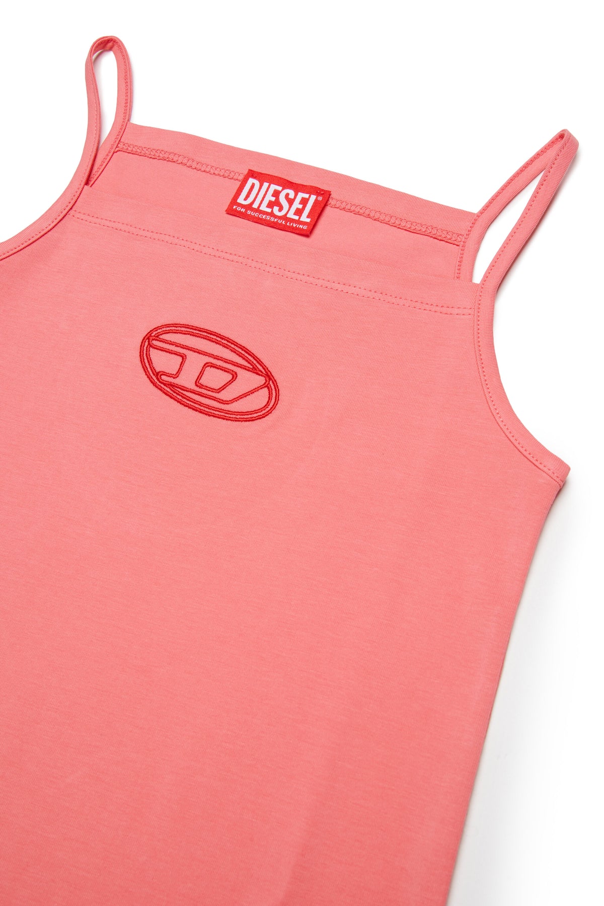Robe courte avec logo Oval D
