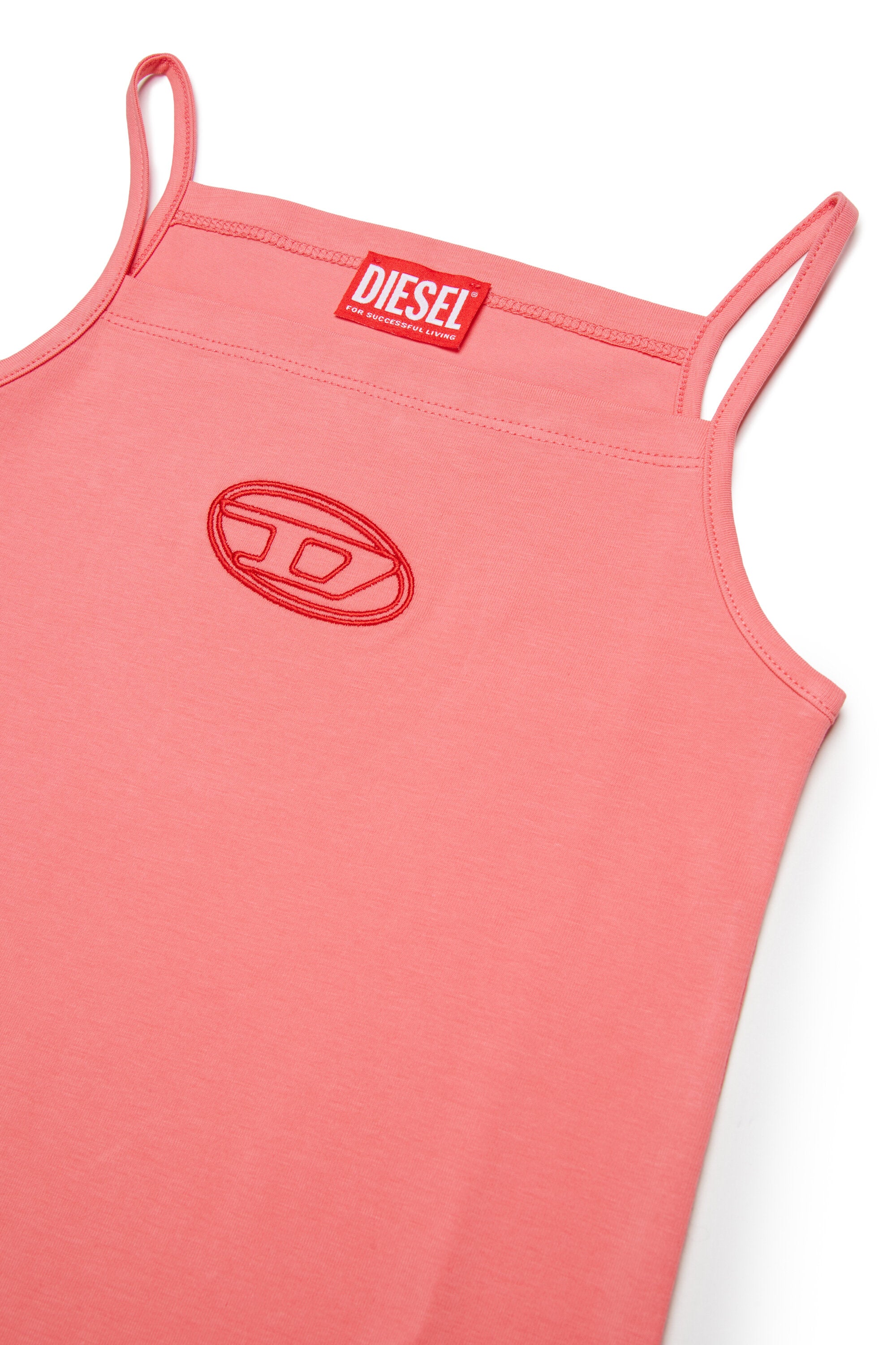 Kurzes Kleid mit Oval D-Logo