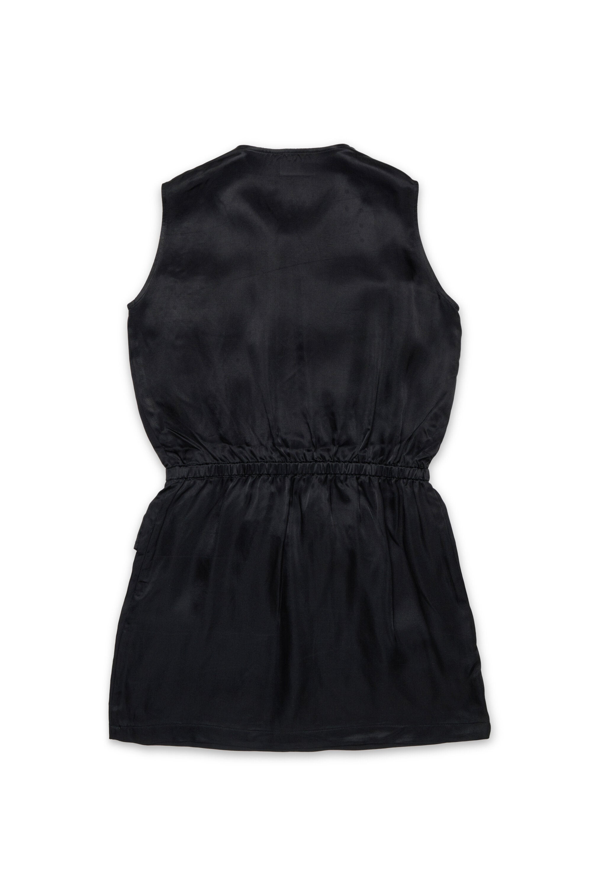 Ärmelloses Kleid mit Logo