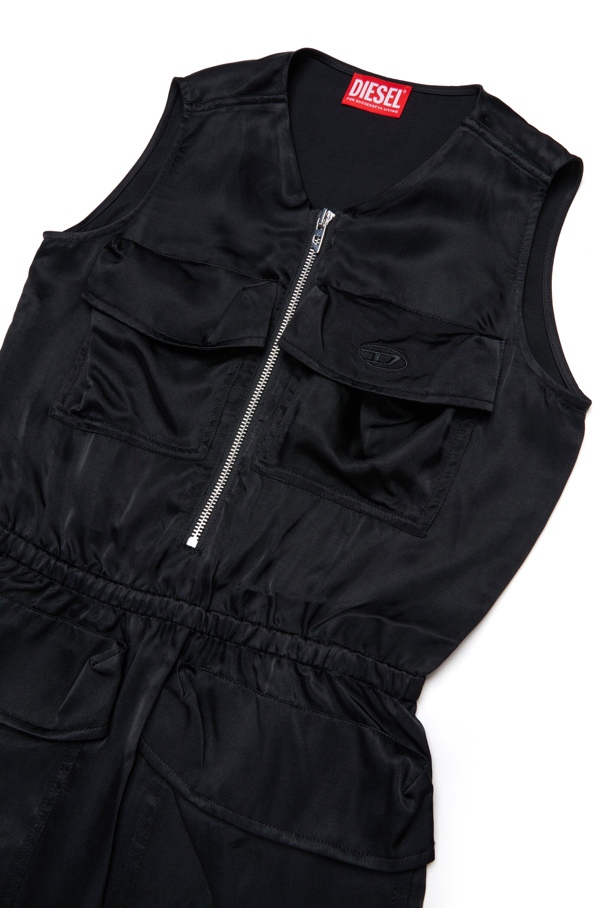 Vestido sin mangas con logo