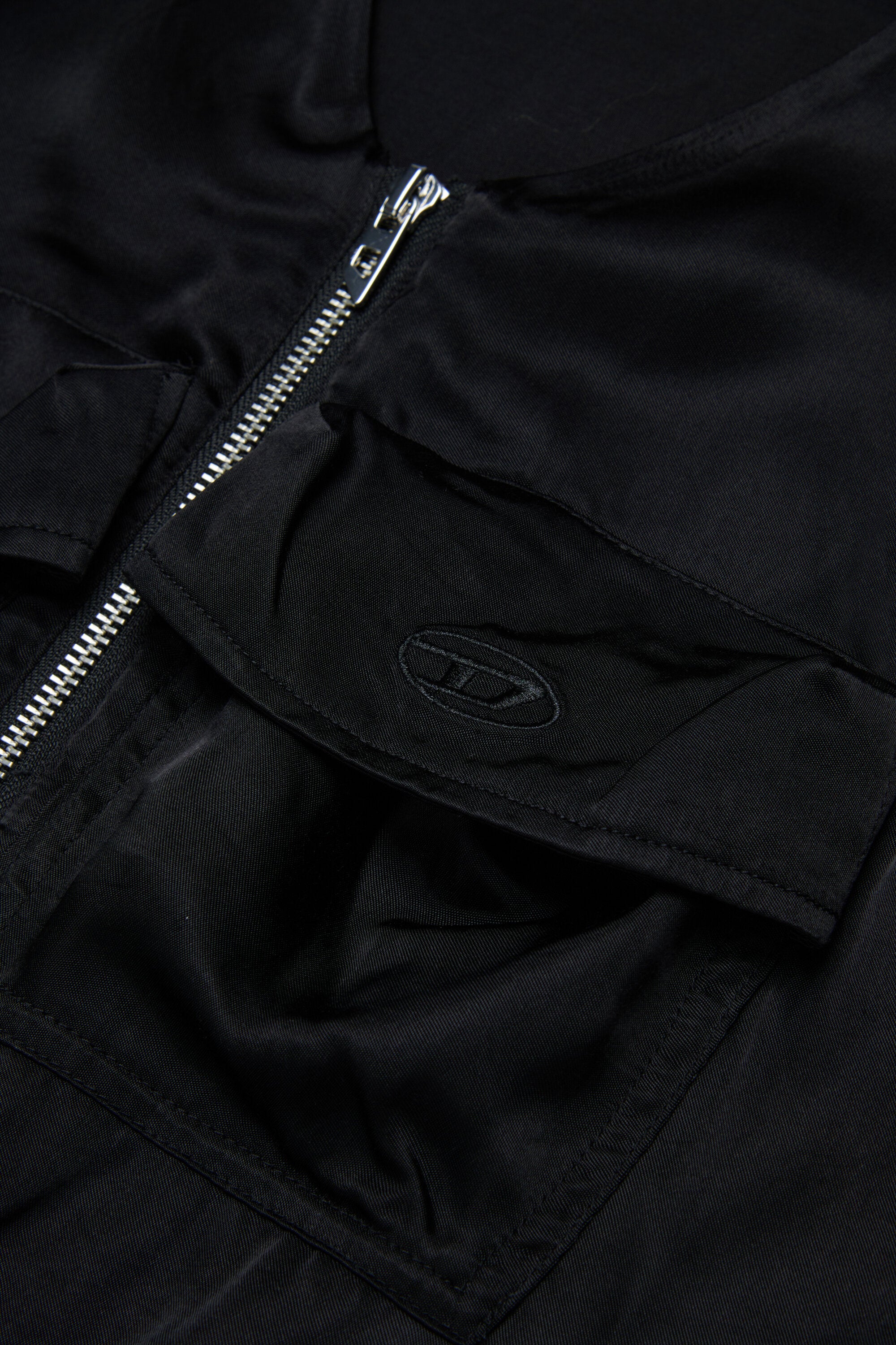 Ärmelloses Kleid mit Logo