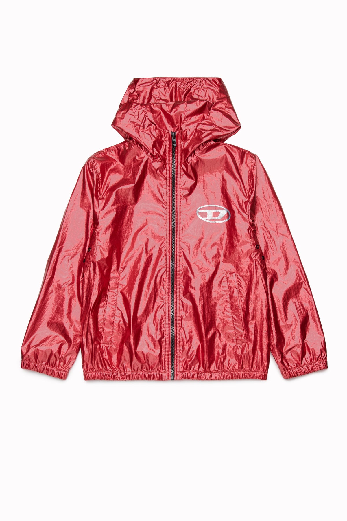 Chaqueta cortavientos con logo estampado