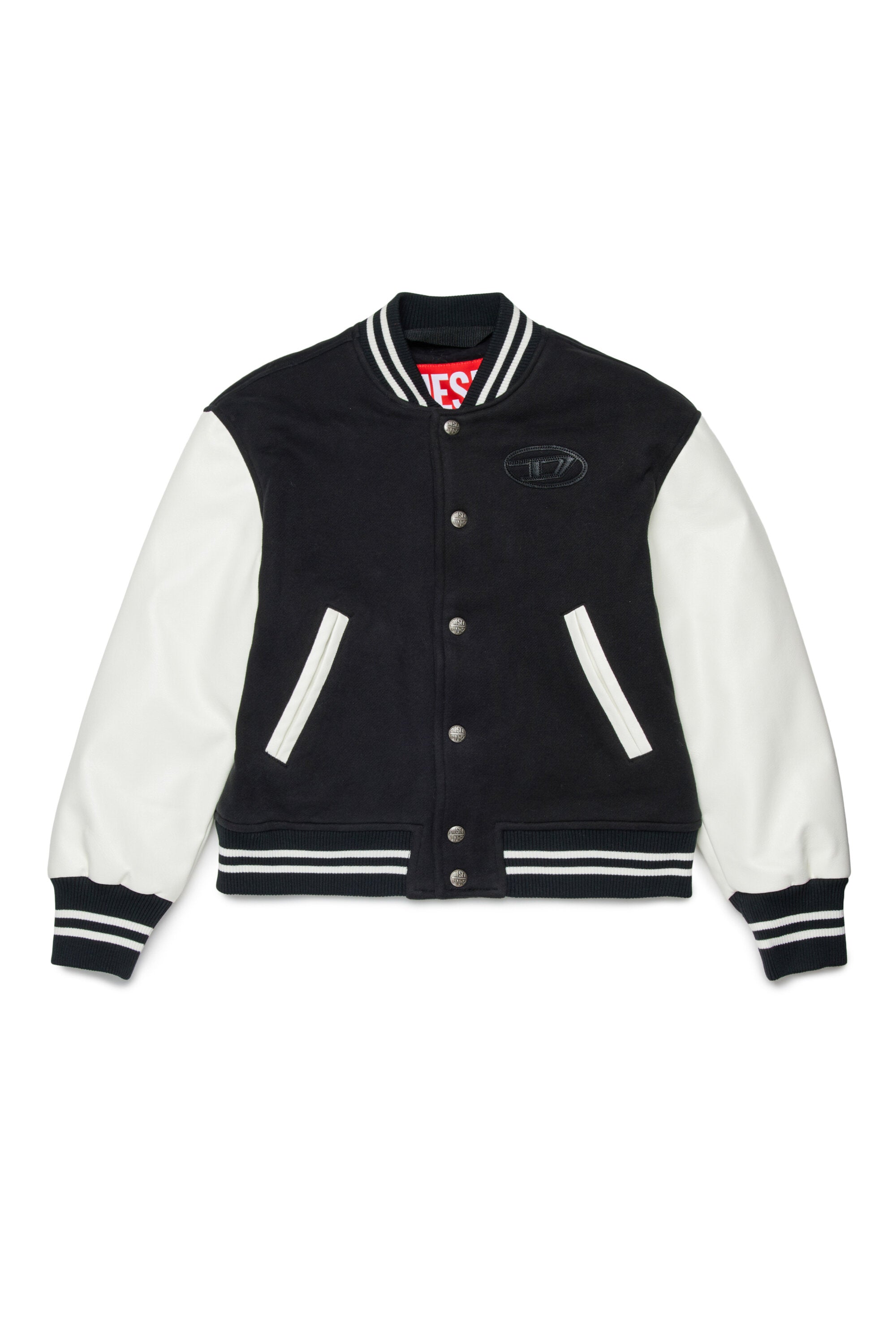 Giacca bomber con logo stampato
