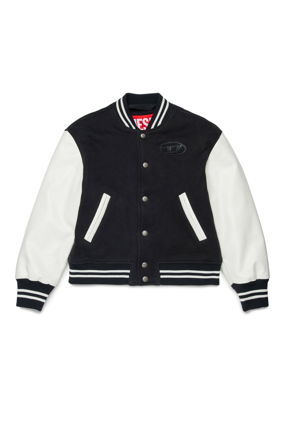 Bomber jacket with printed logo