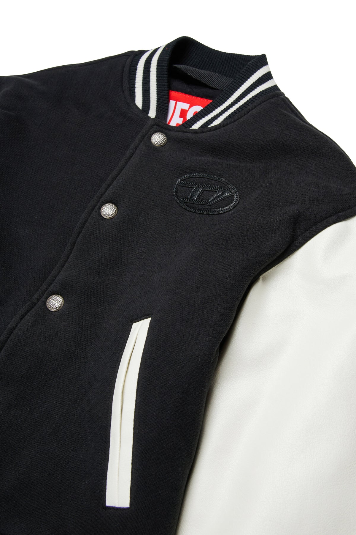 Giacca bomber con logo stampato