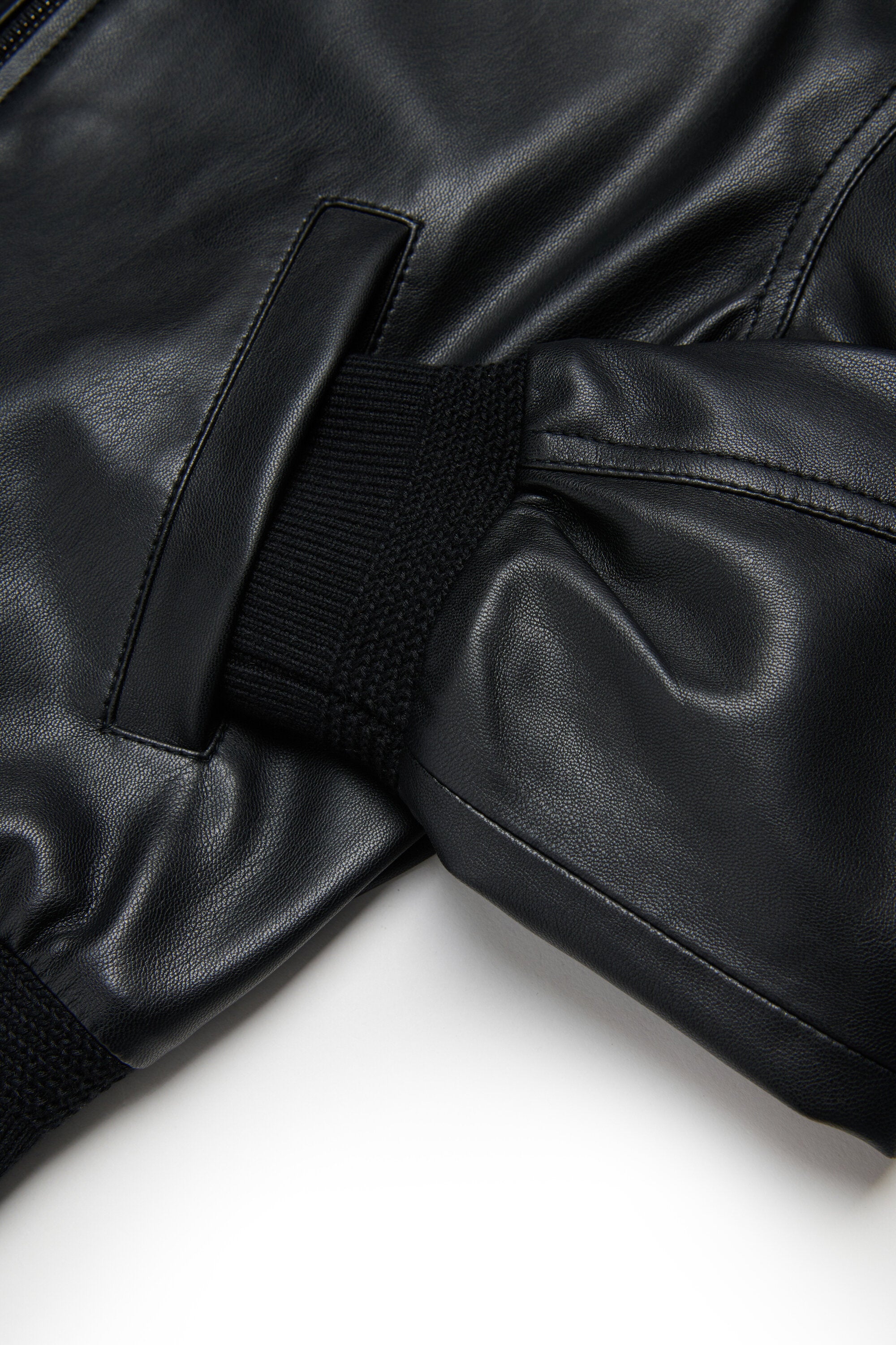 Veste biker avec logo