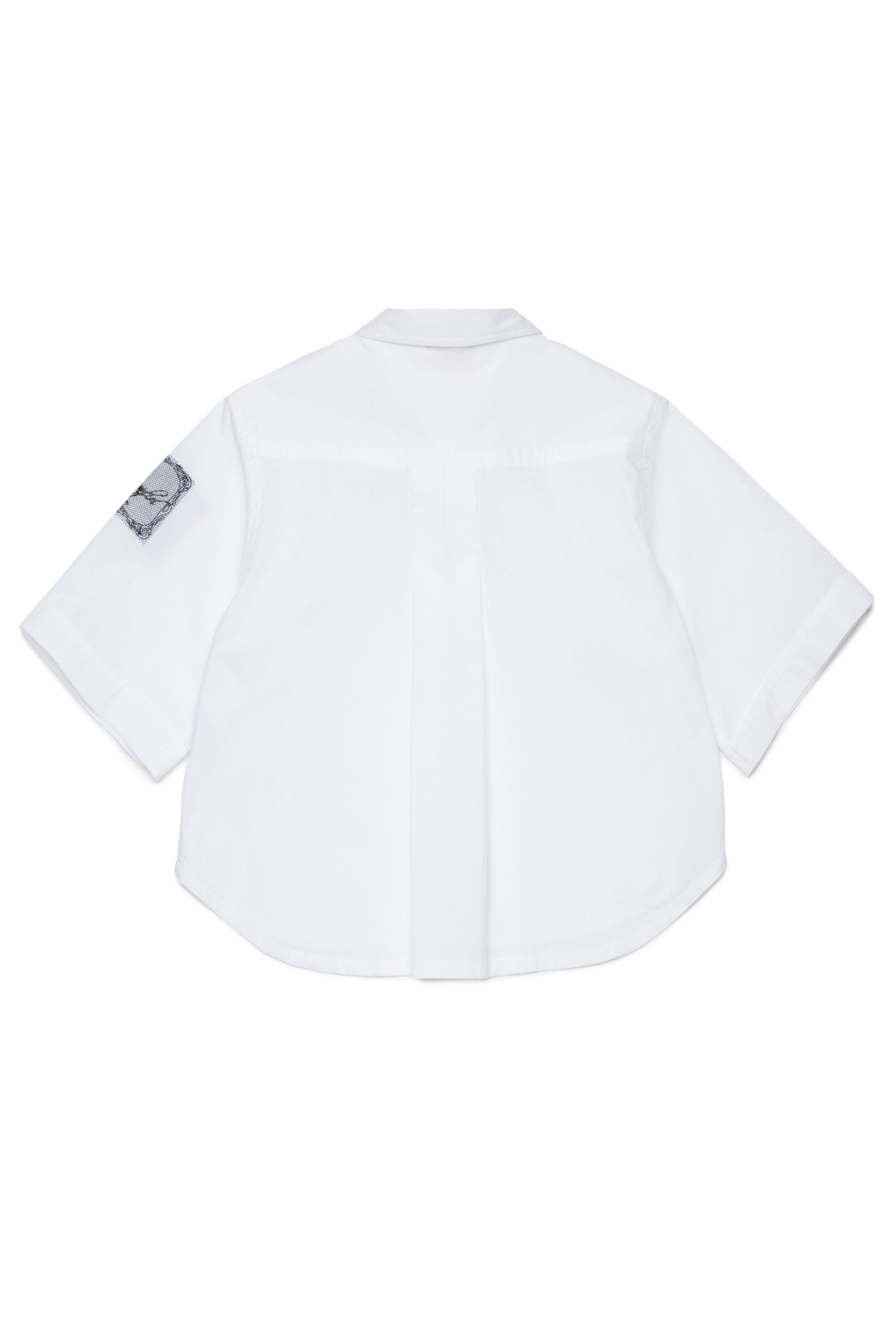 Camicia maniche corte con logo