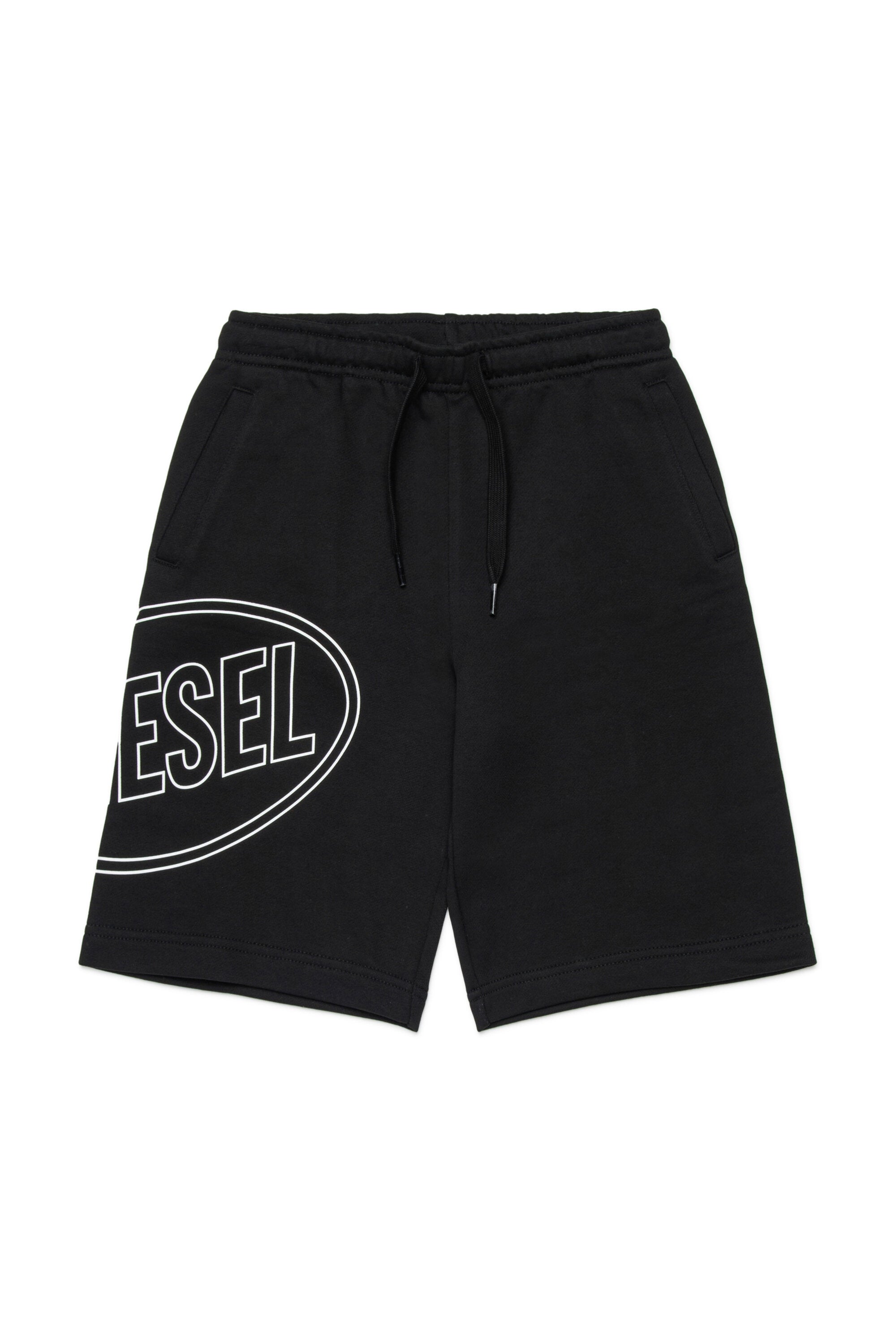 Shorts in felpa con logo