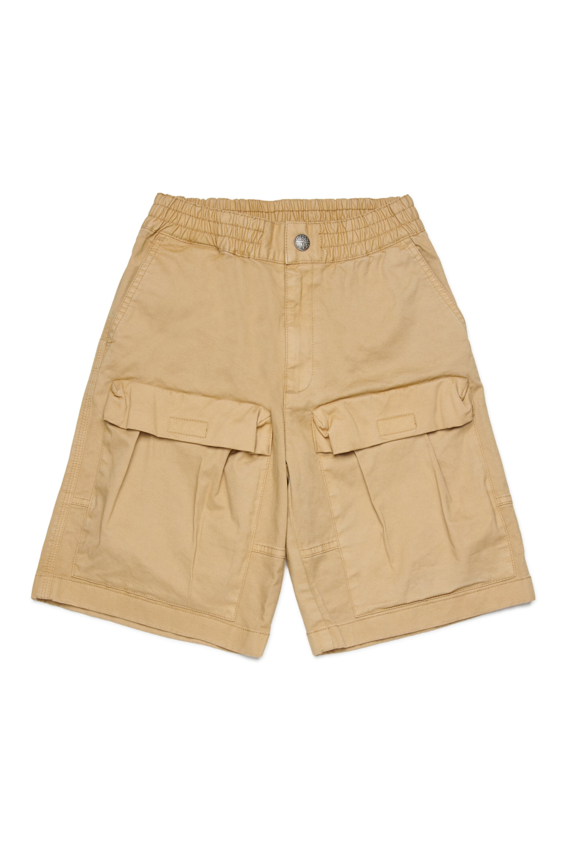 Shorts cargo con logo ricamato