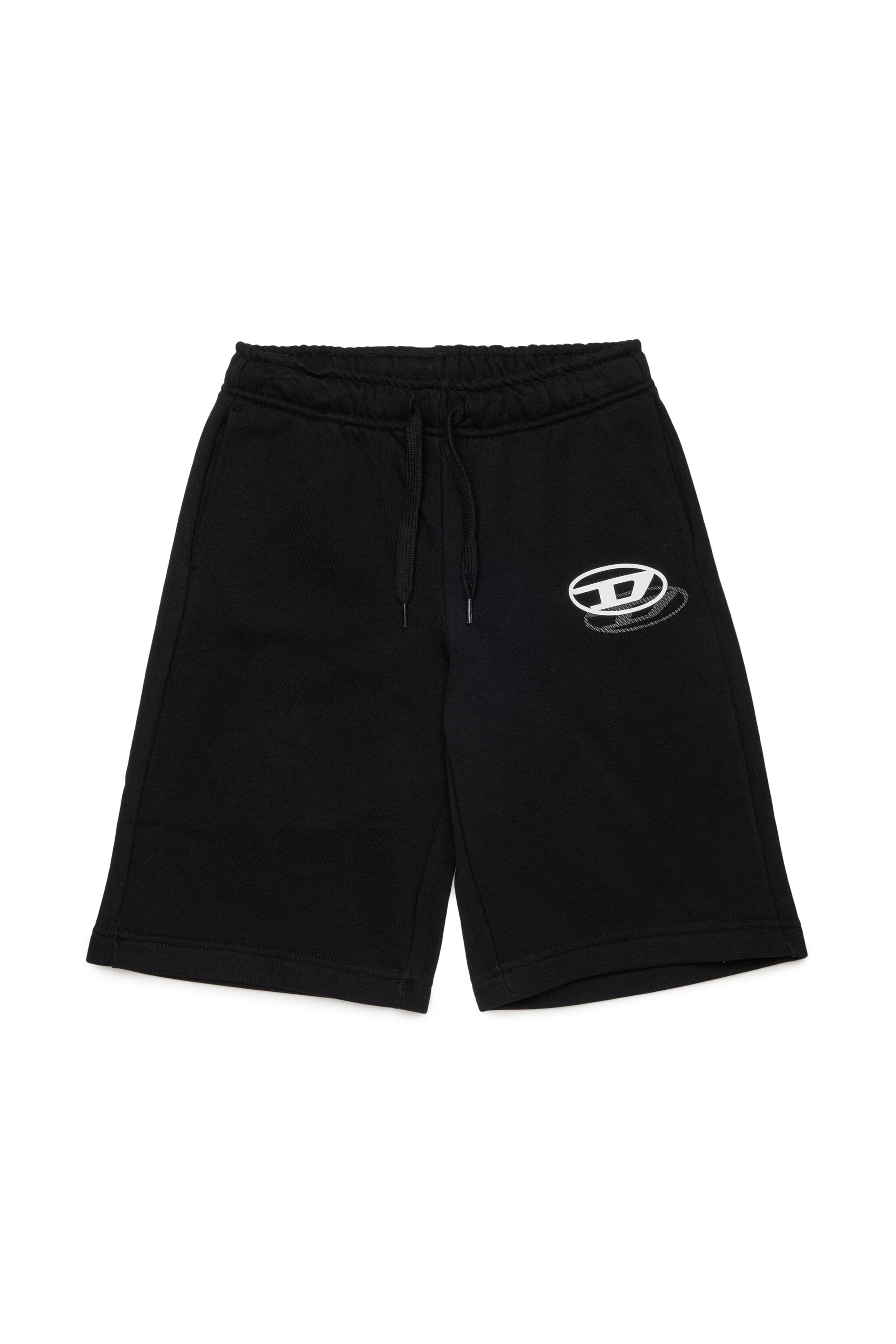 Shorts in felpa con logo