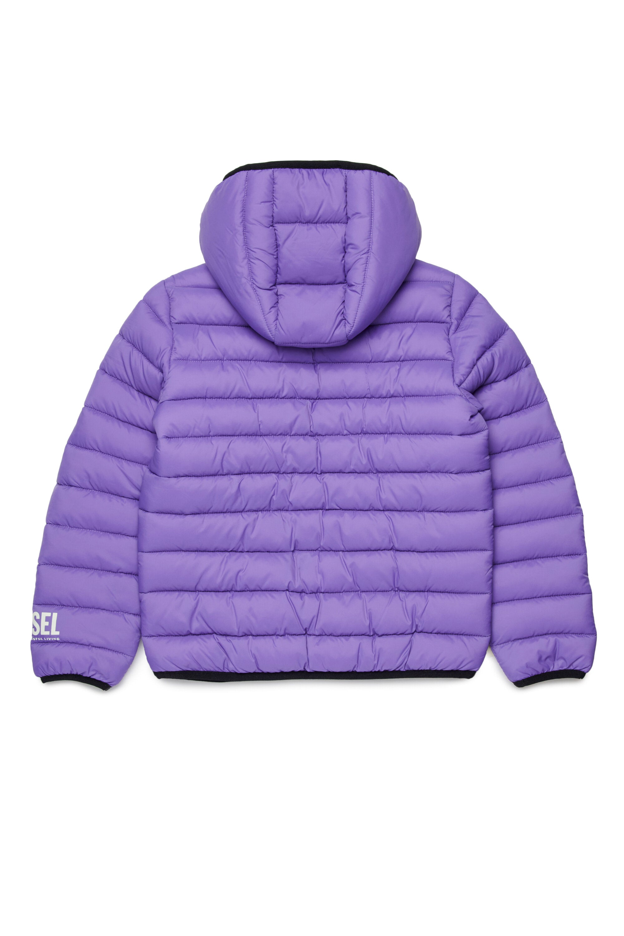 Chaqueta acolchada con logo estampado