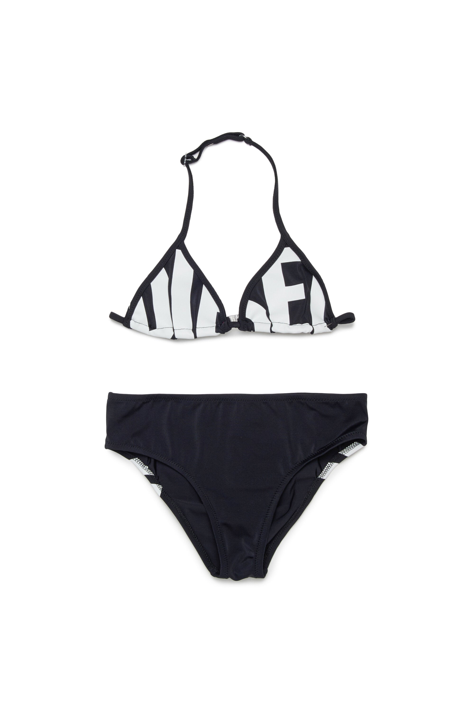 Bikini con logo stampato