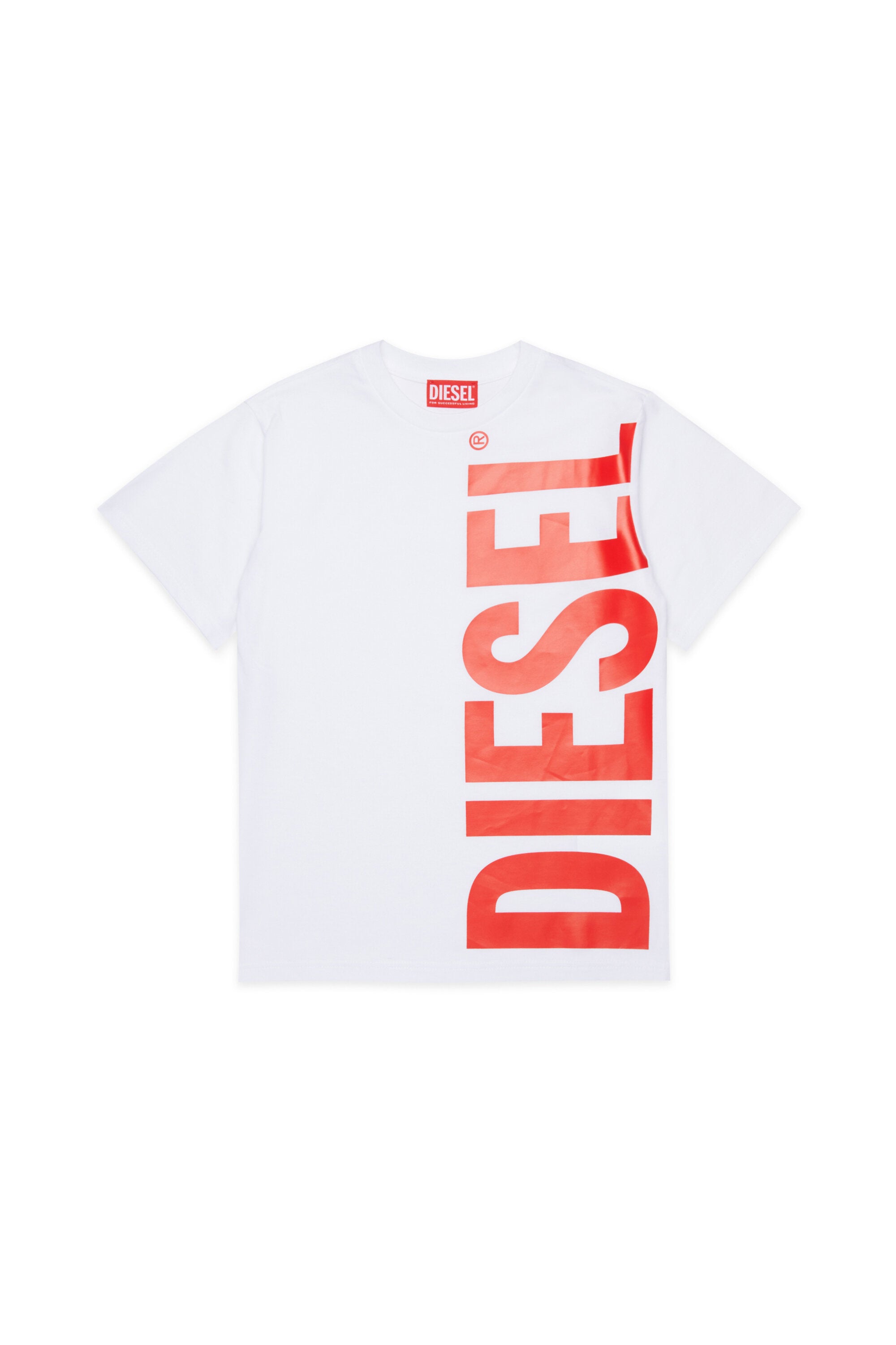 T-Shirt mit vertikalem Logo