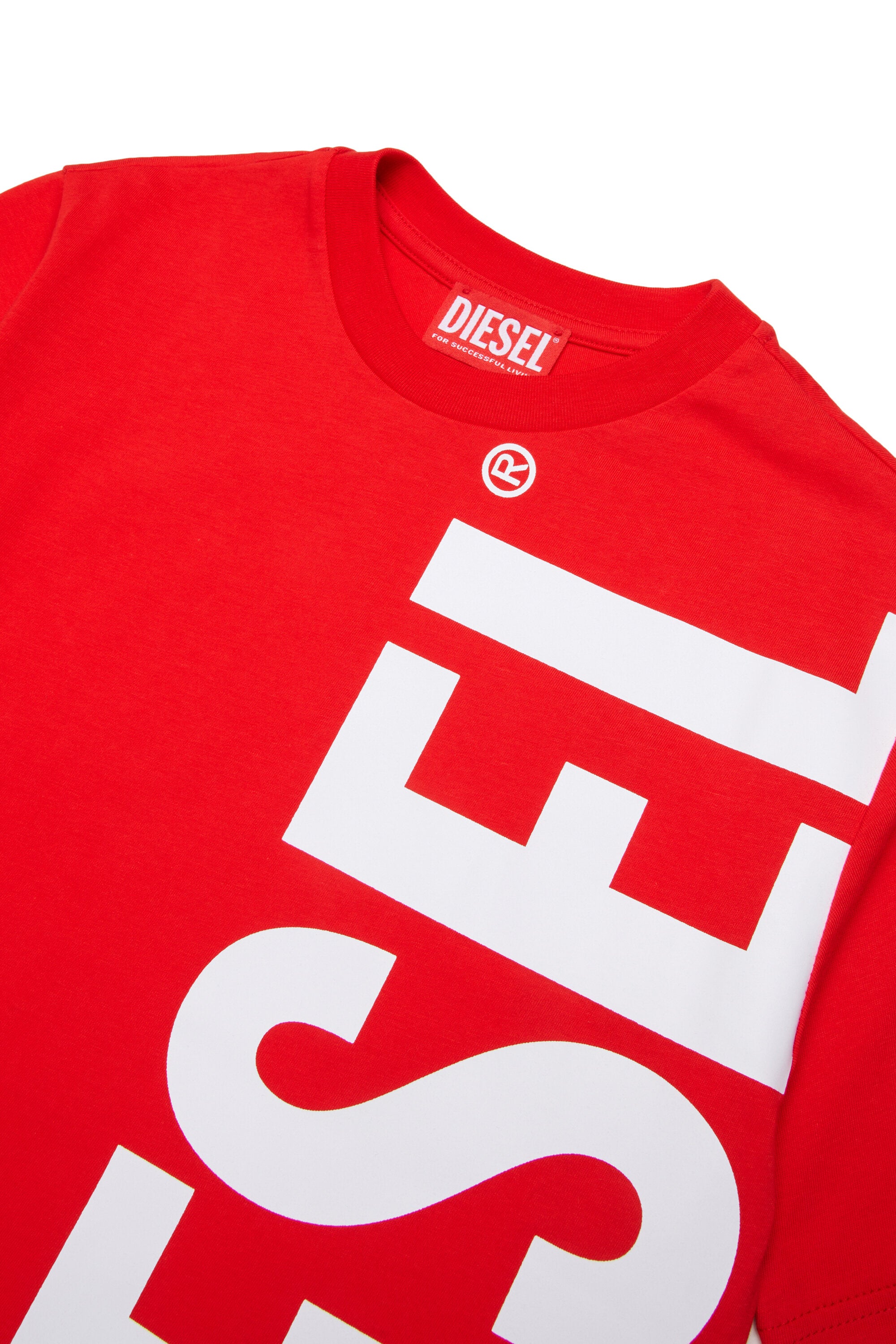 T-Shirt mit vertikalem Logo