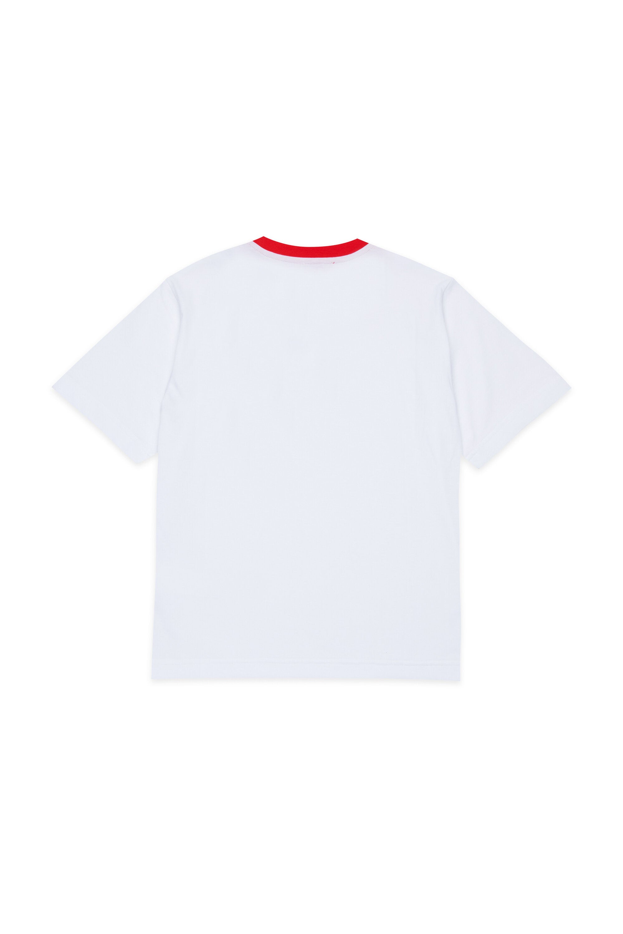 T-shirt con logo e stampa astronauta