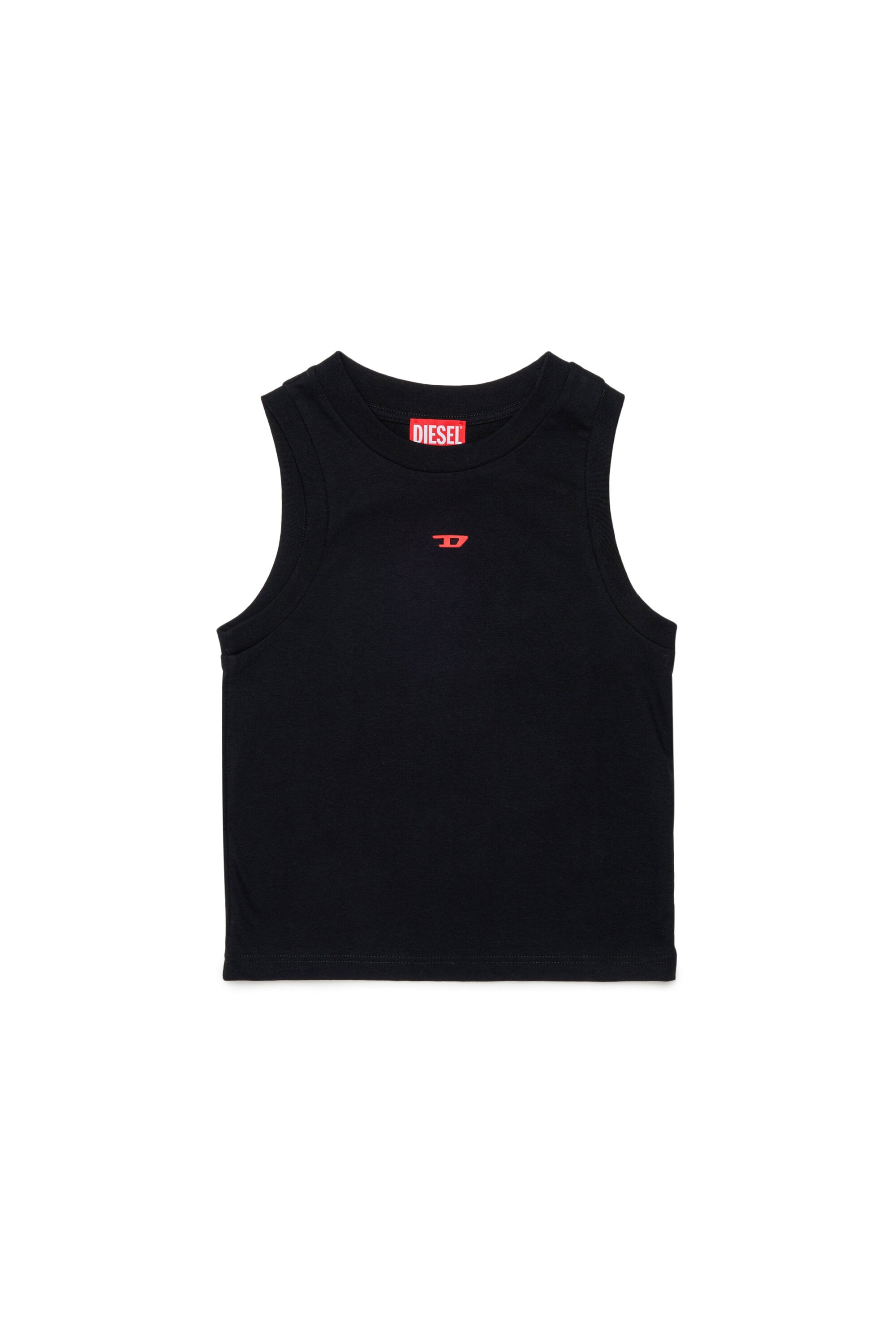 Ärmelloses T-Shirt mit Logo