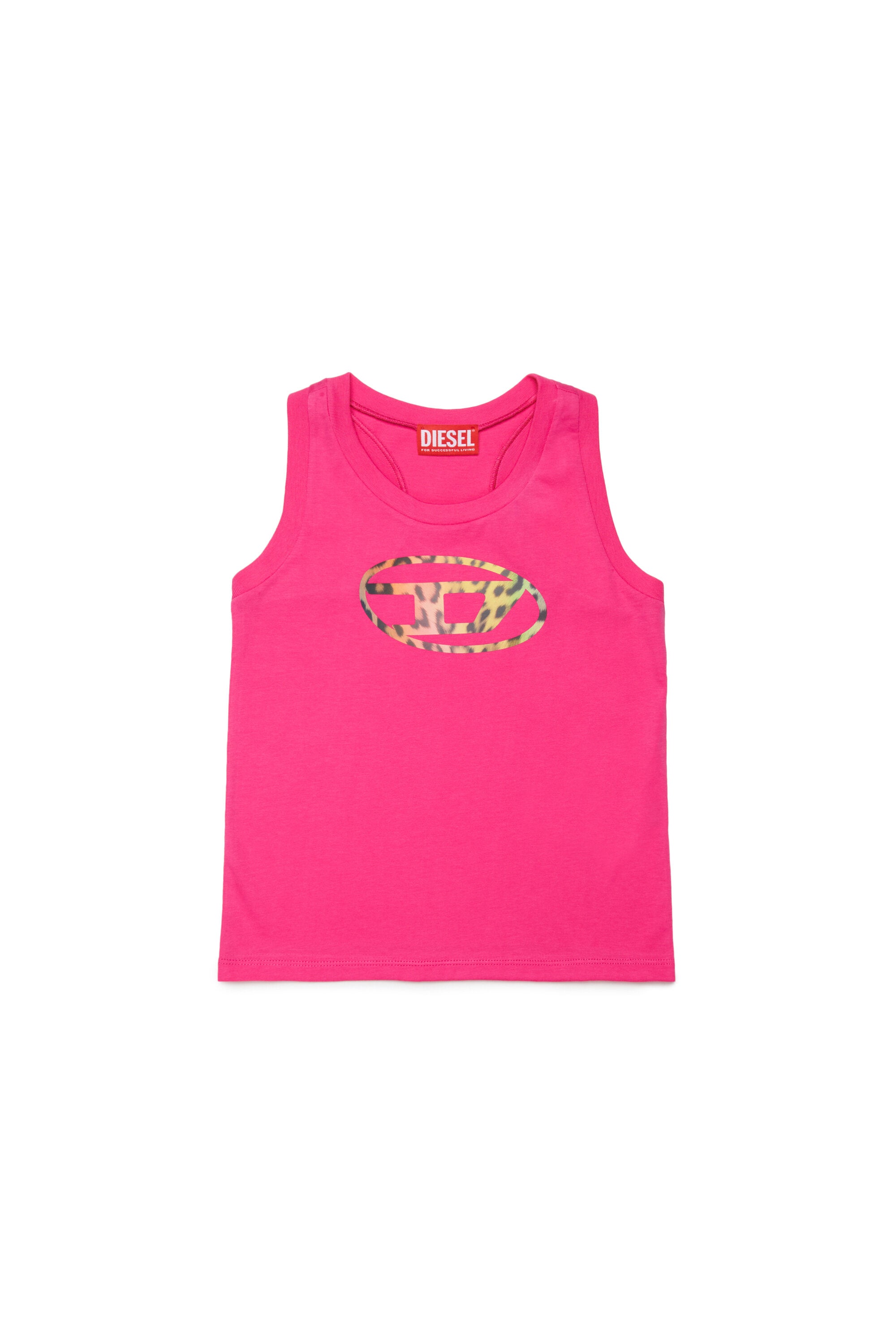 T-shirt senza maniche con logo