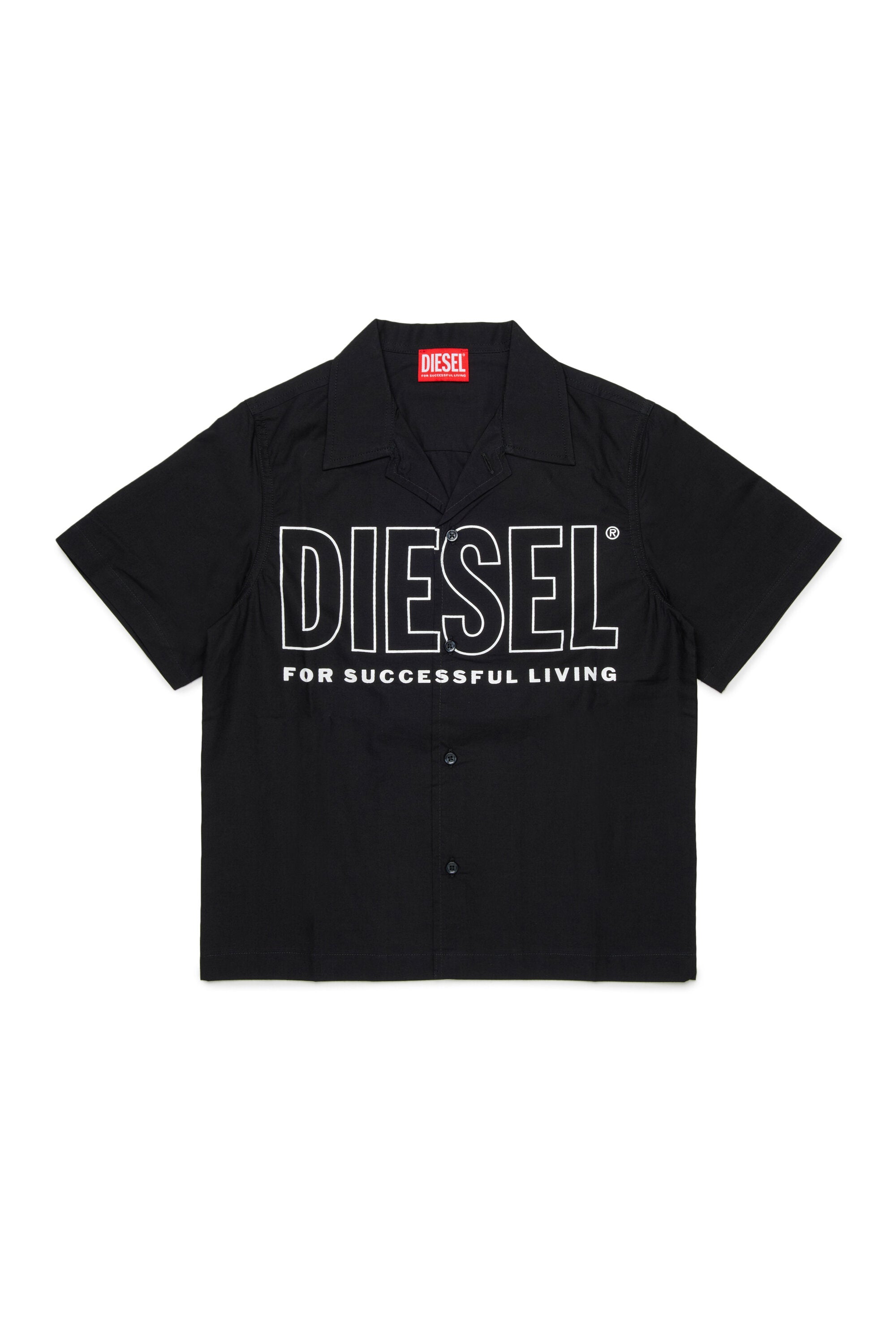 Camicia manica corta con logo
