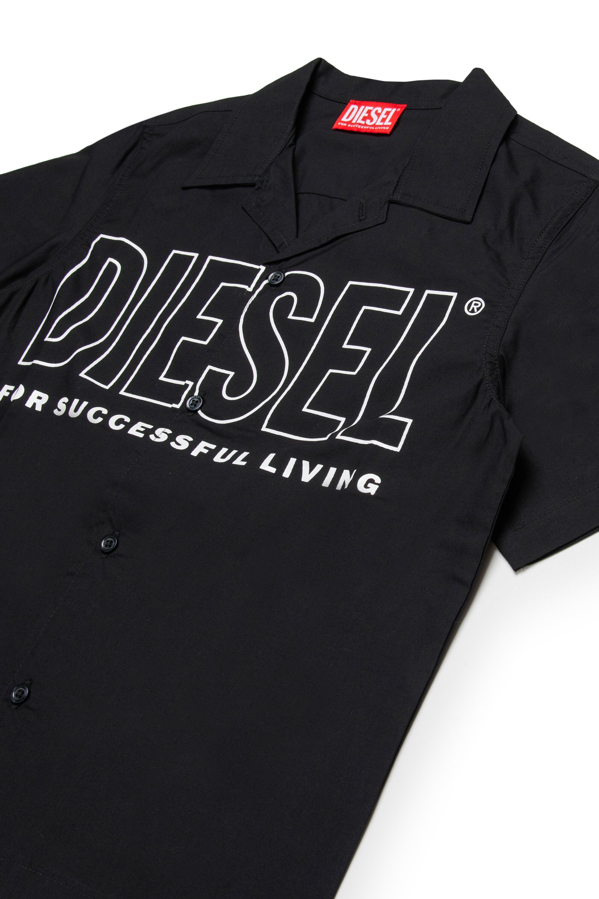 Camicia manica corta con logo