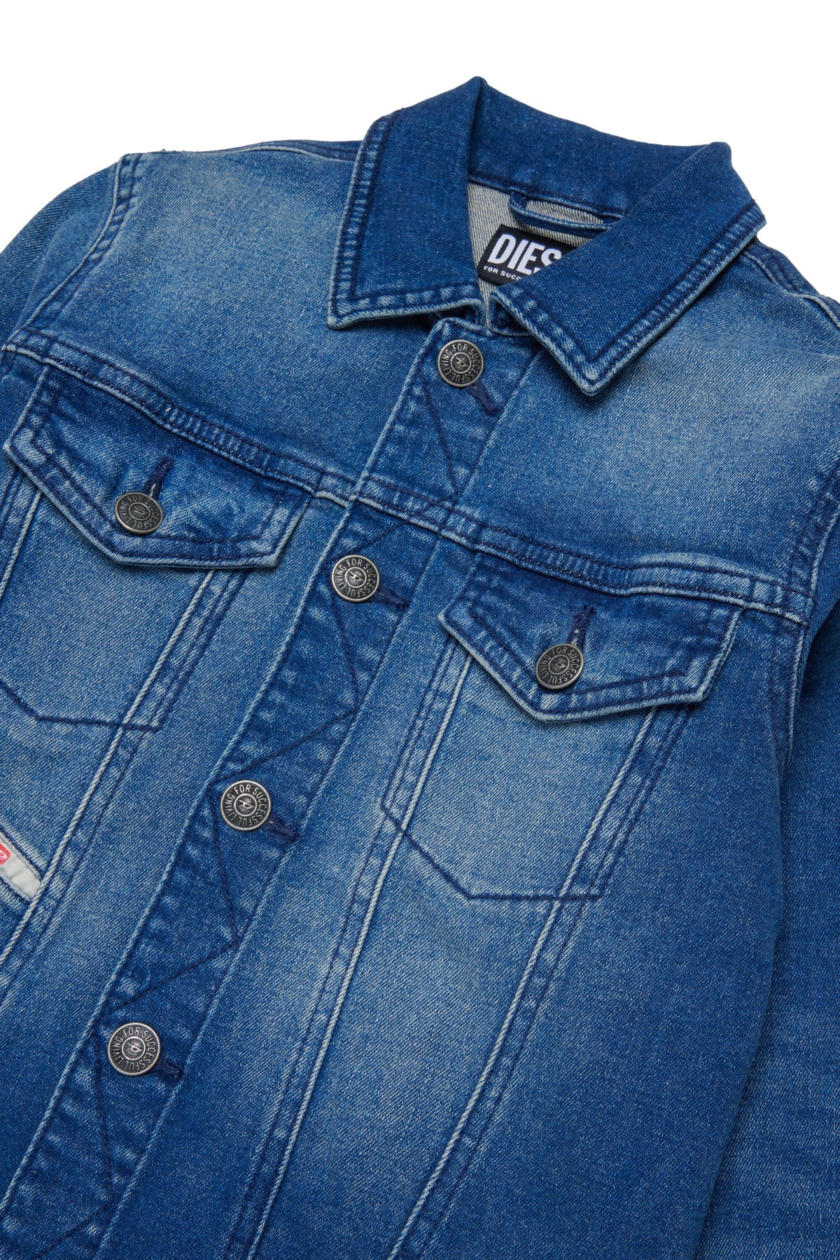 Chaqueta vaquera con logo