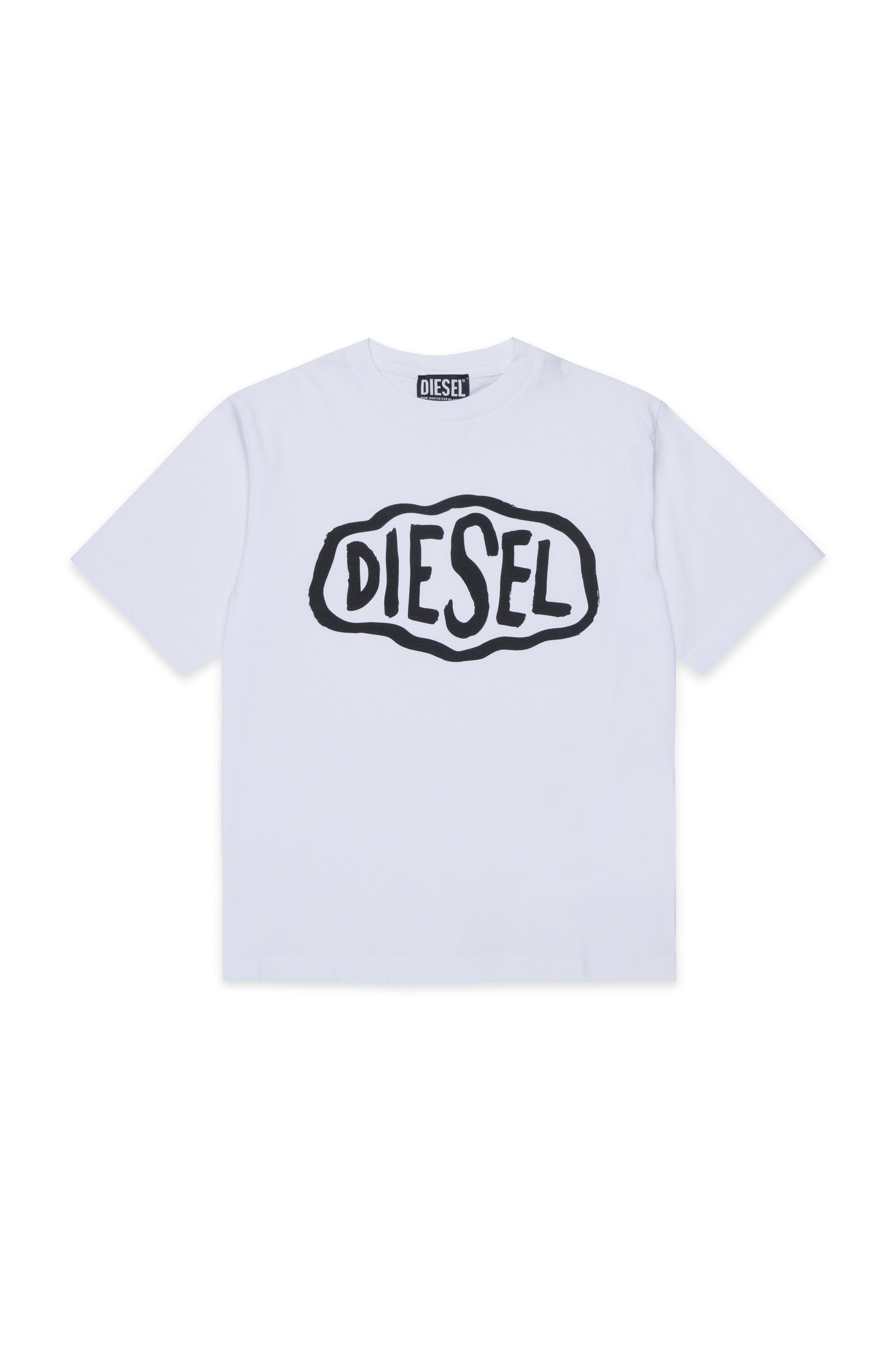 Rundhals-T-Shirt mit Logo