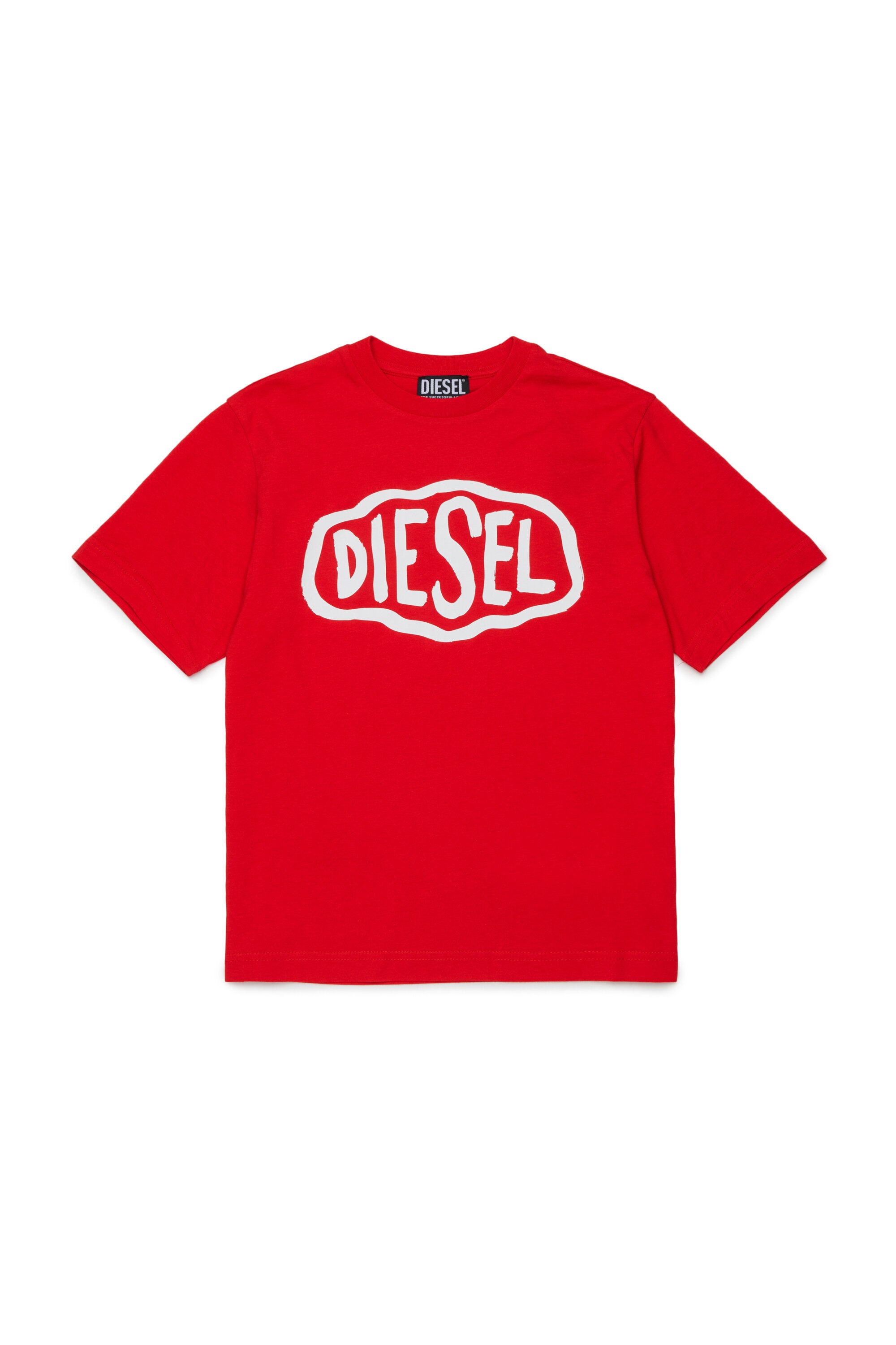 Rundhals-T-Shirt mit Logo
