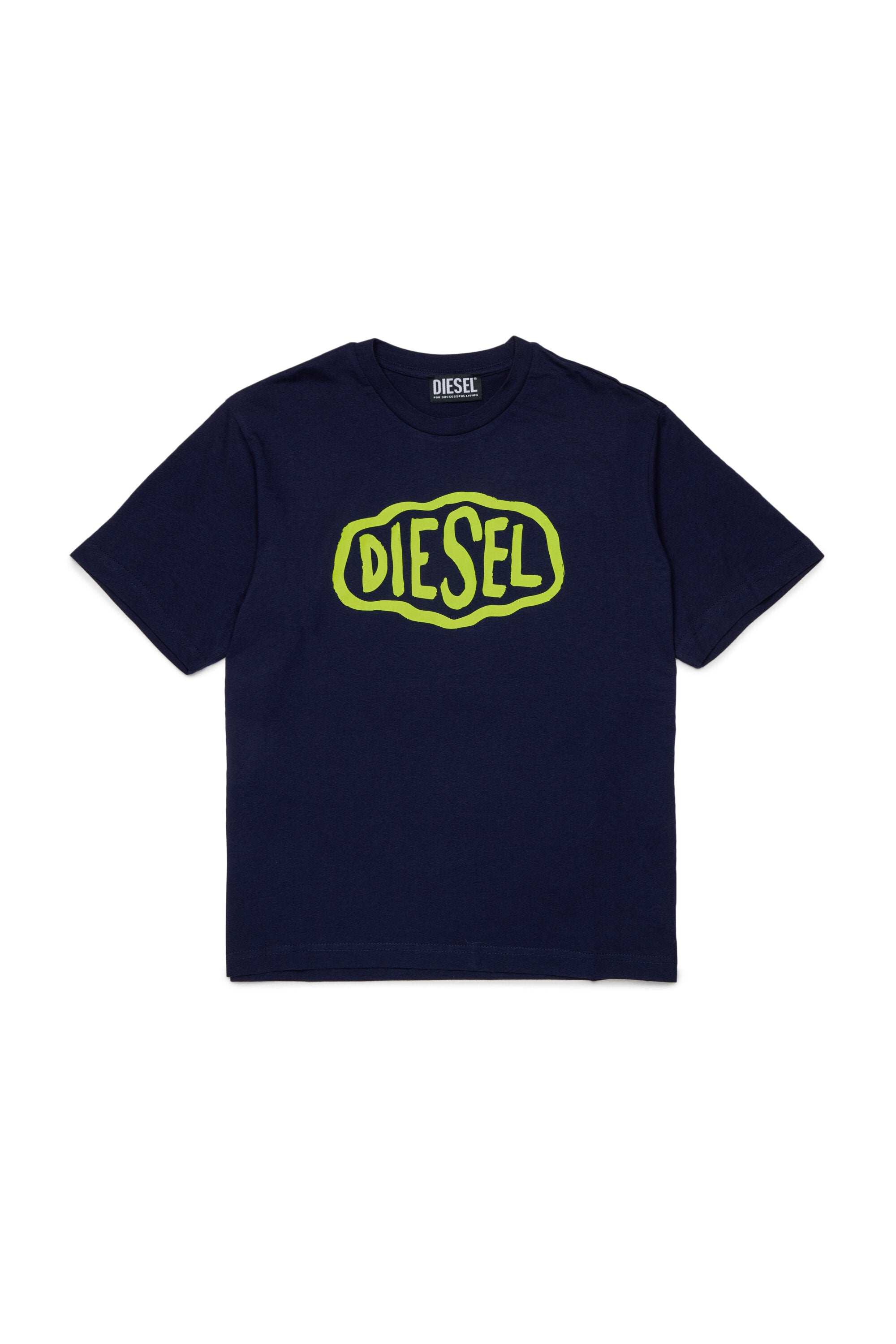 Rundhals-T-Shirt mit Logo
