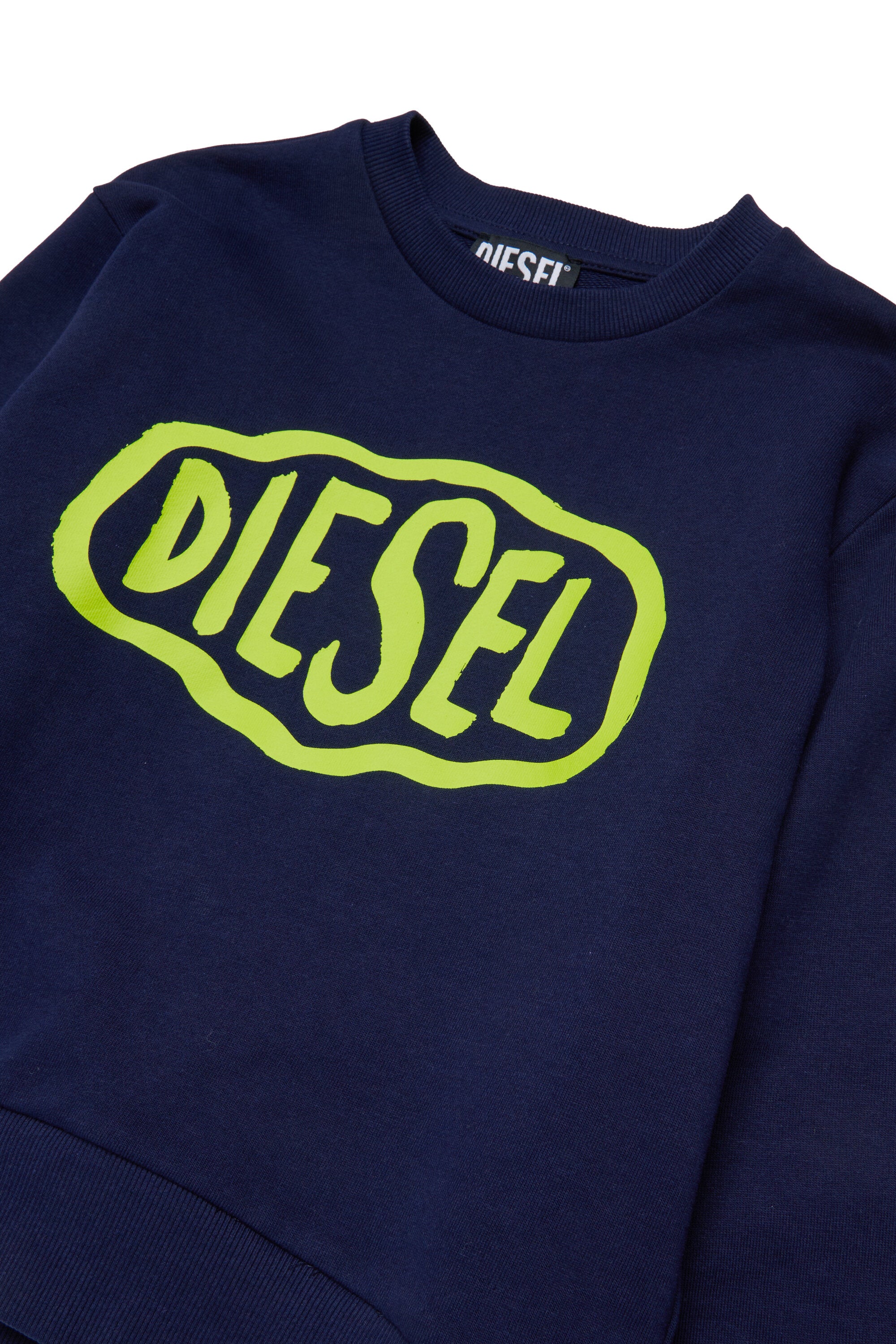Sweatshirt mit Rundhalsausschnitt und Logo