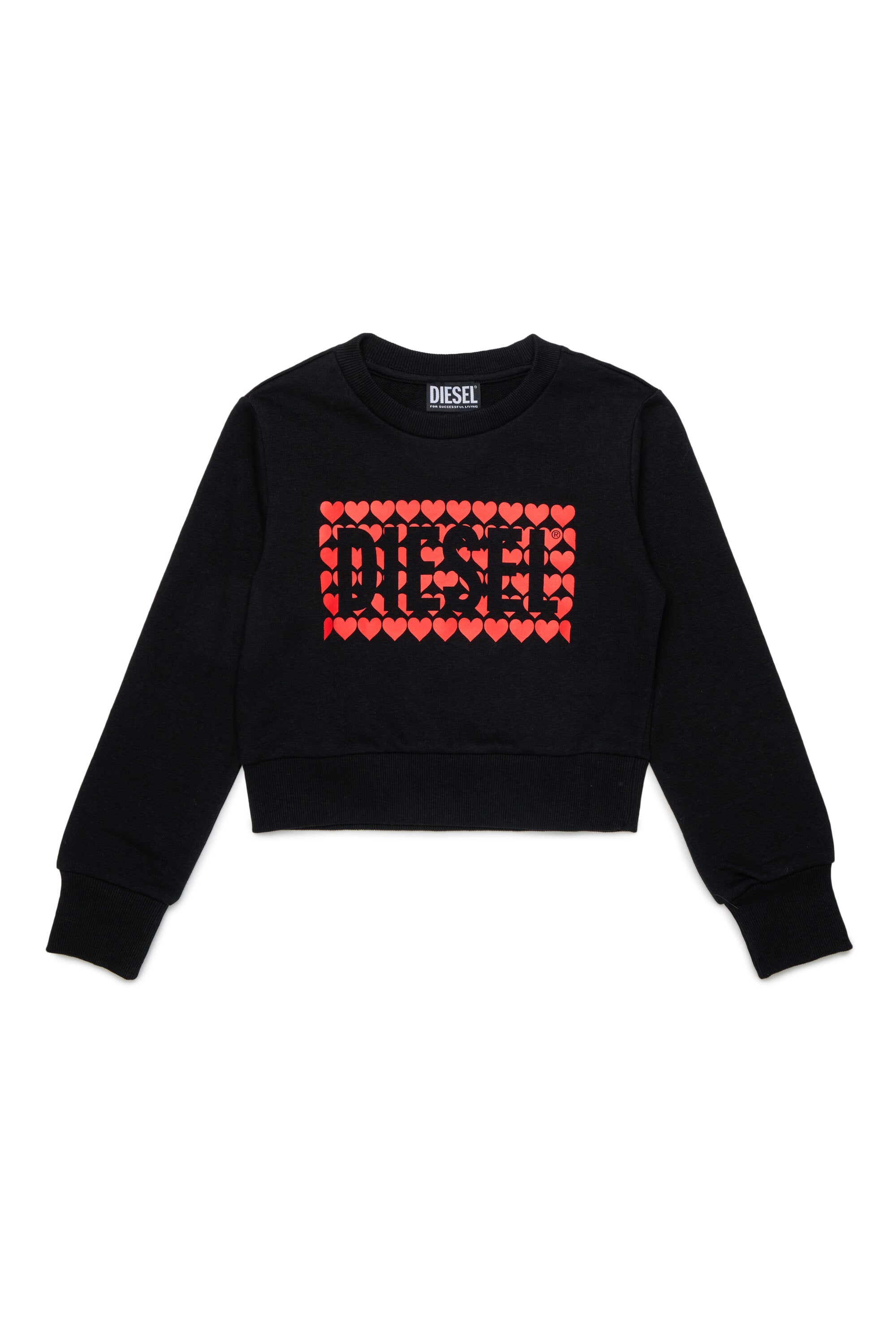 Sweatshirt mit Rundhalsausschnitt und Logo