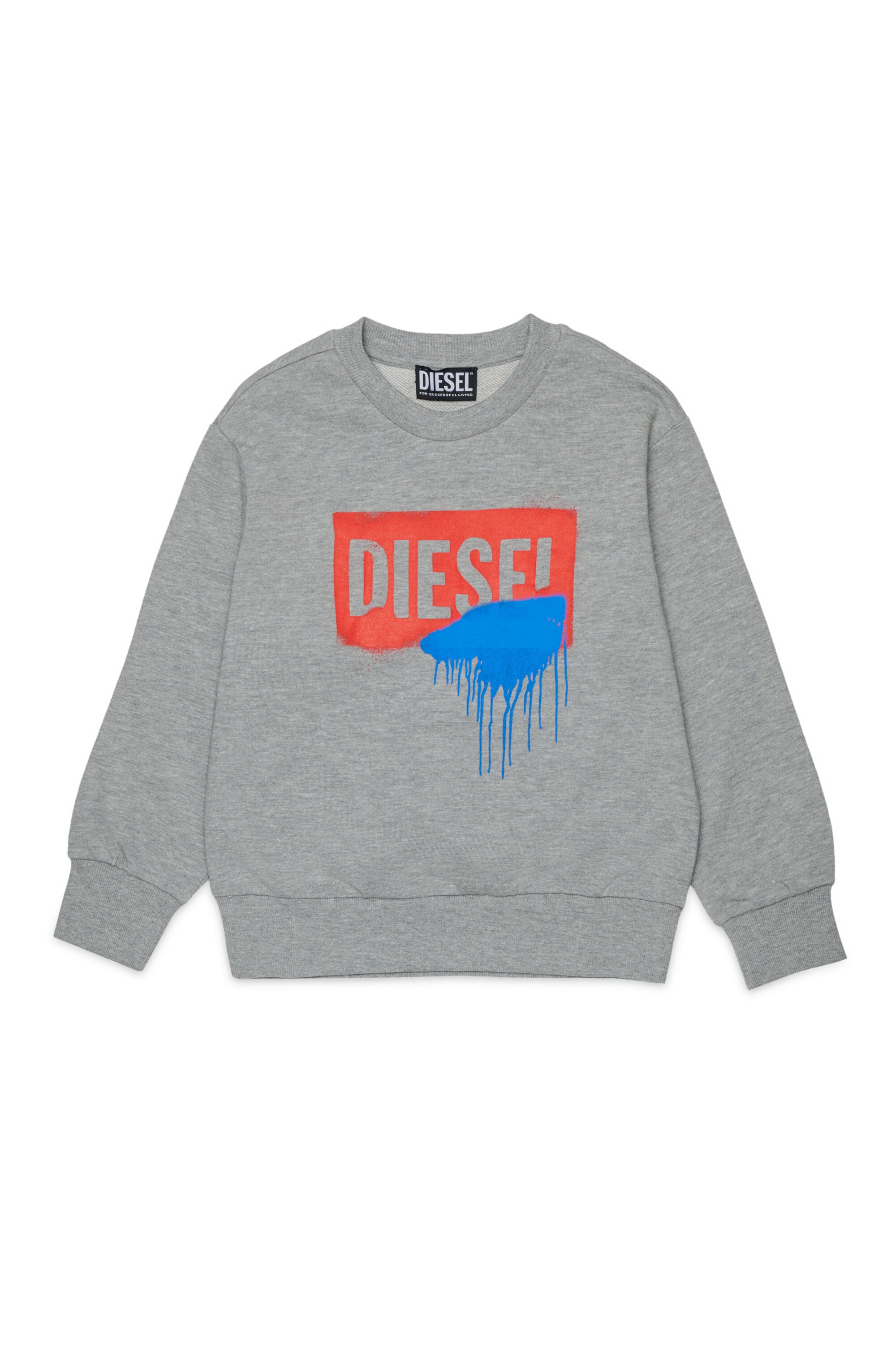 Sweatshirt mit Rundhalsausschnitt und Logo
