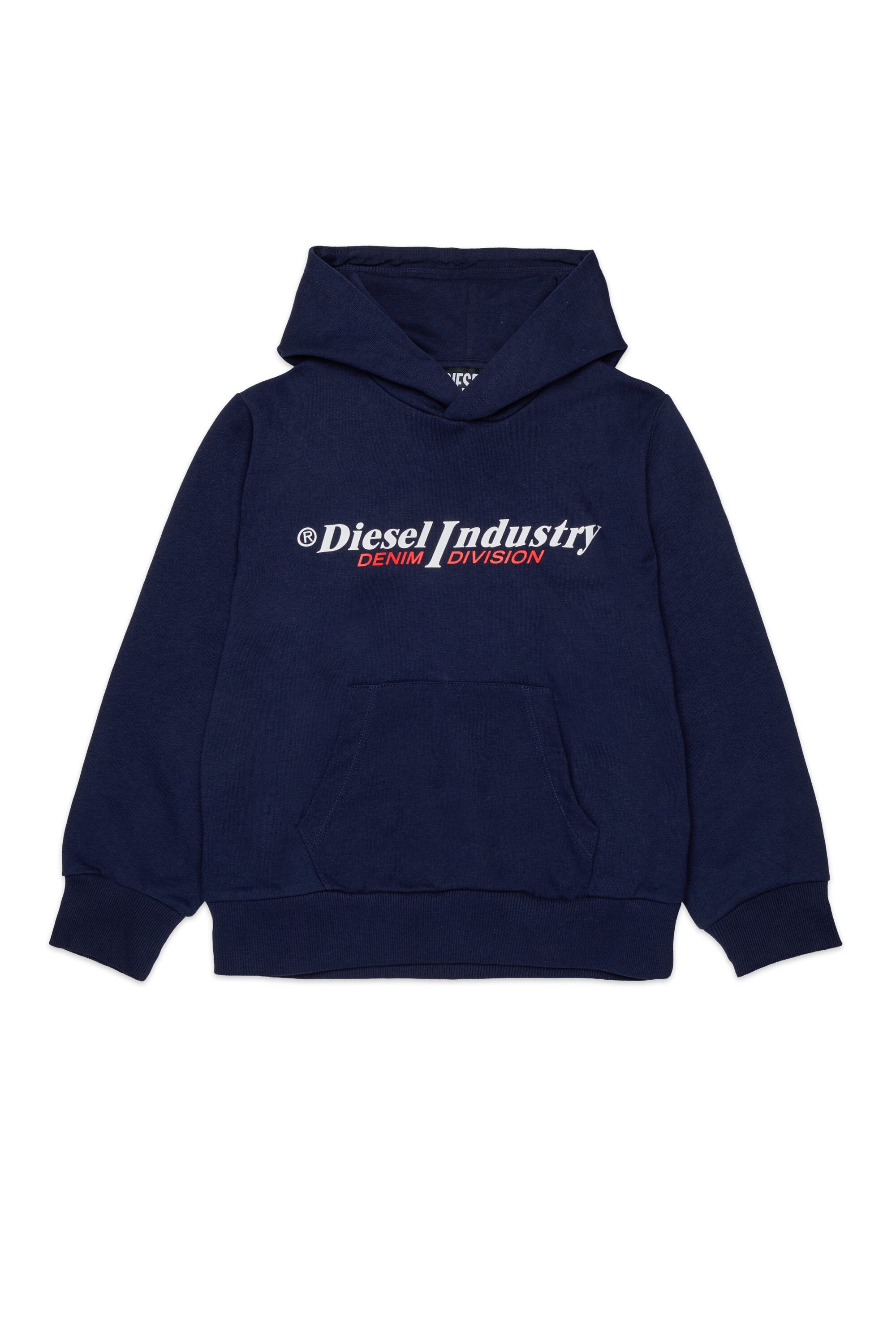 Felpa con cappuccio e logo