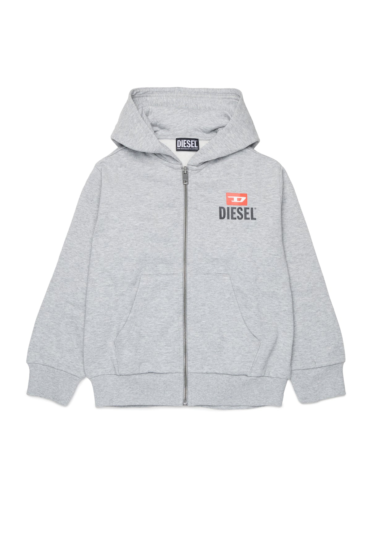 Zip sweatshirt with logo