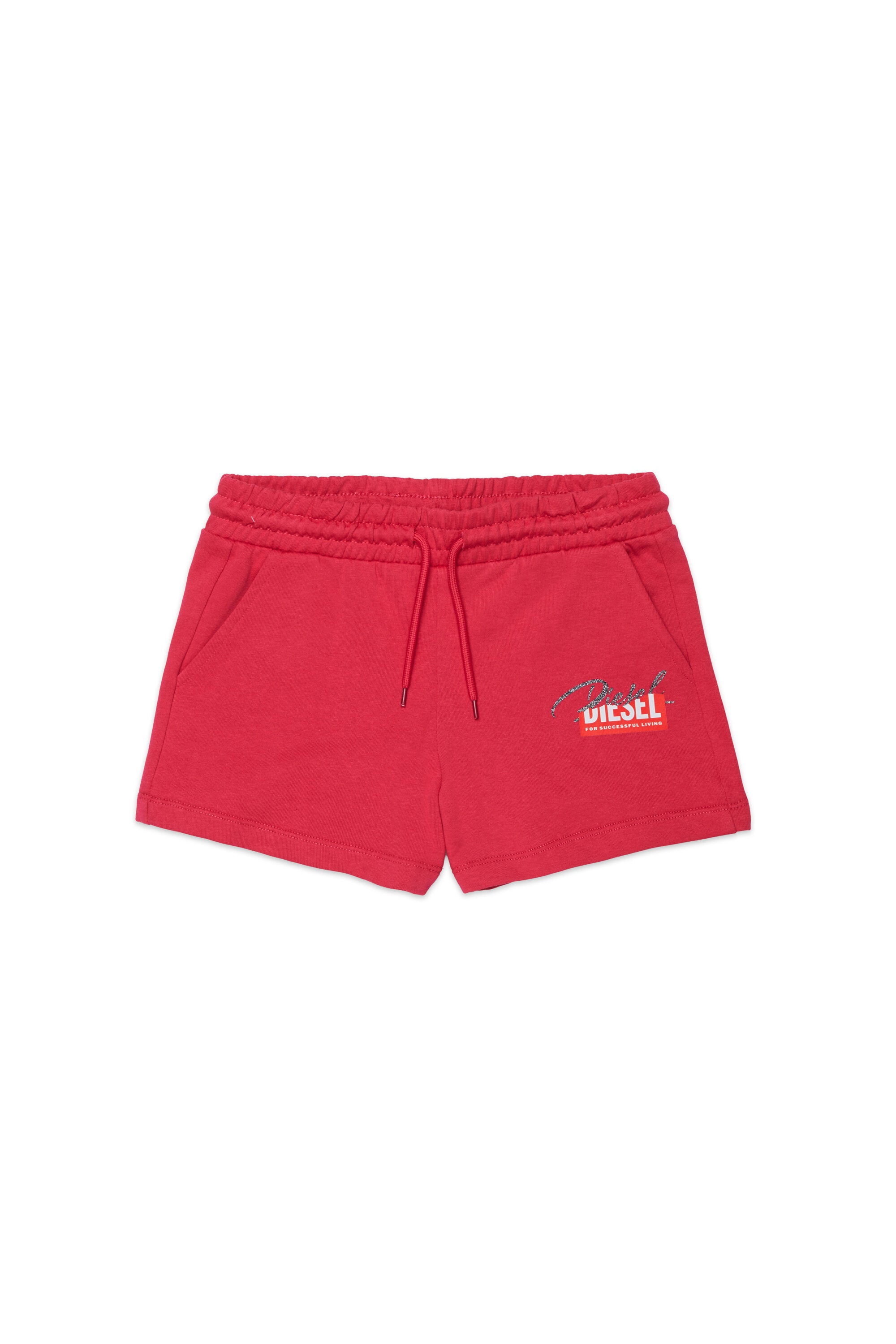 Shorts in felpa con logo