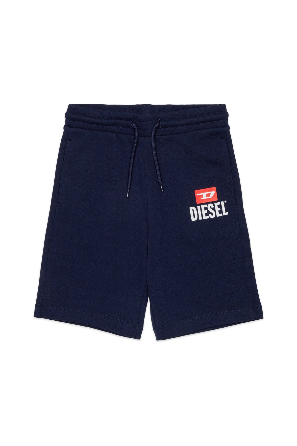 Fleece shorts with logo